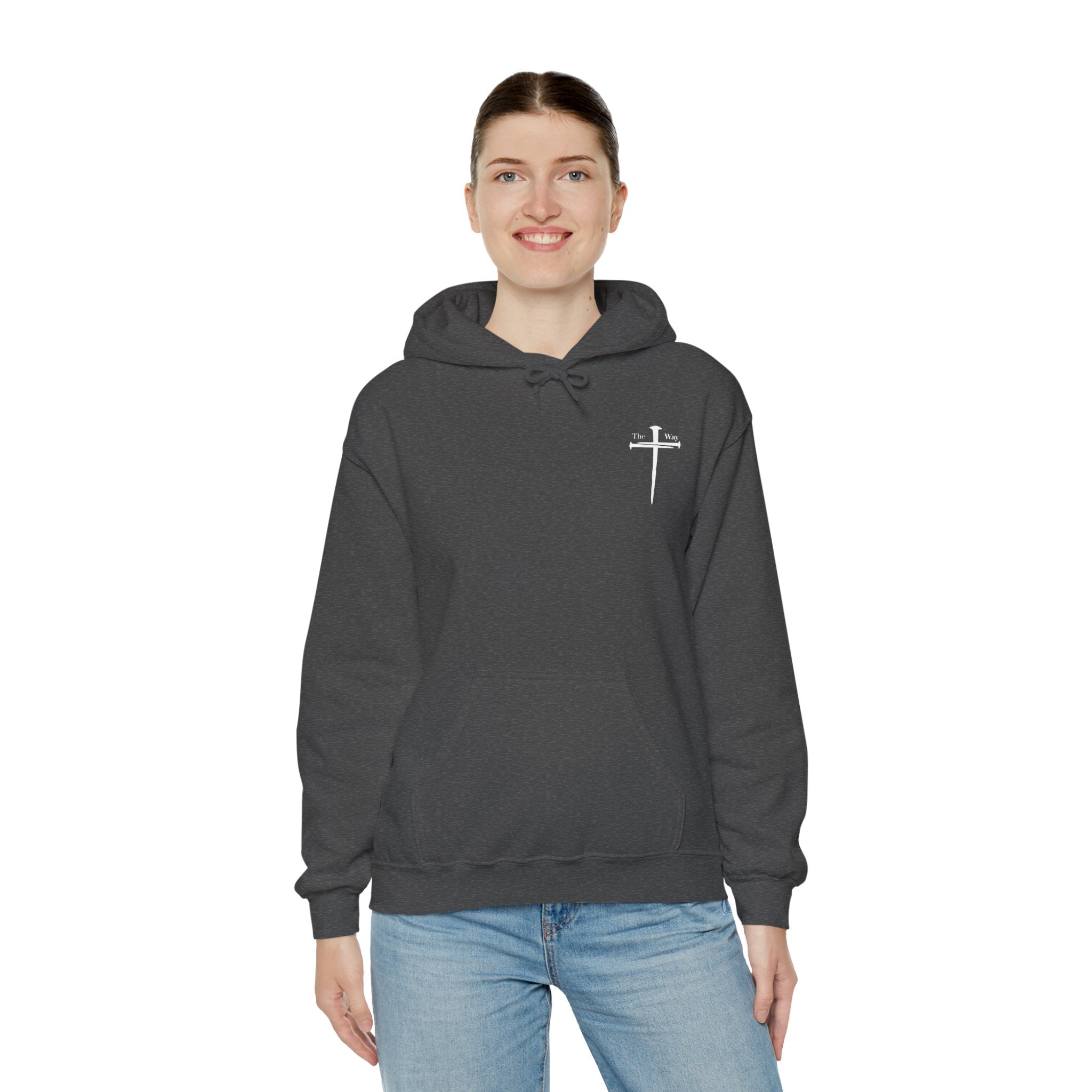The Way Cross Hoodie – Front & Back Faith Design