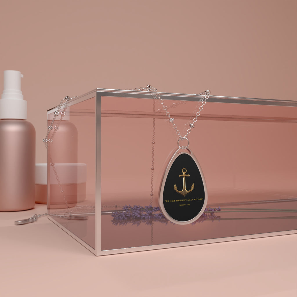 “Anchor of Hope” Gold Christian Pendant – Hebrews 6:19