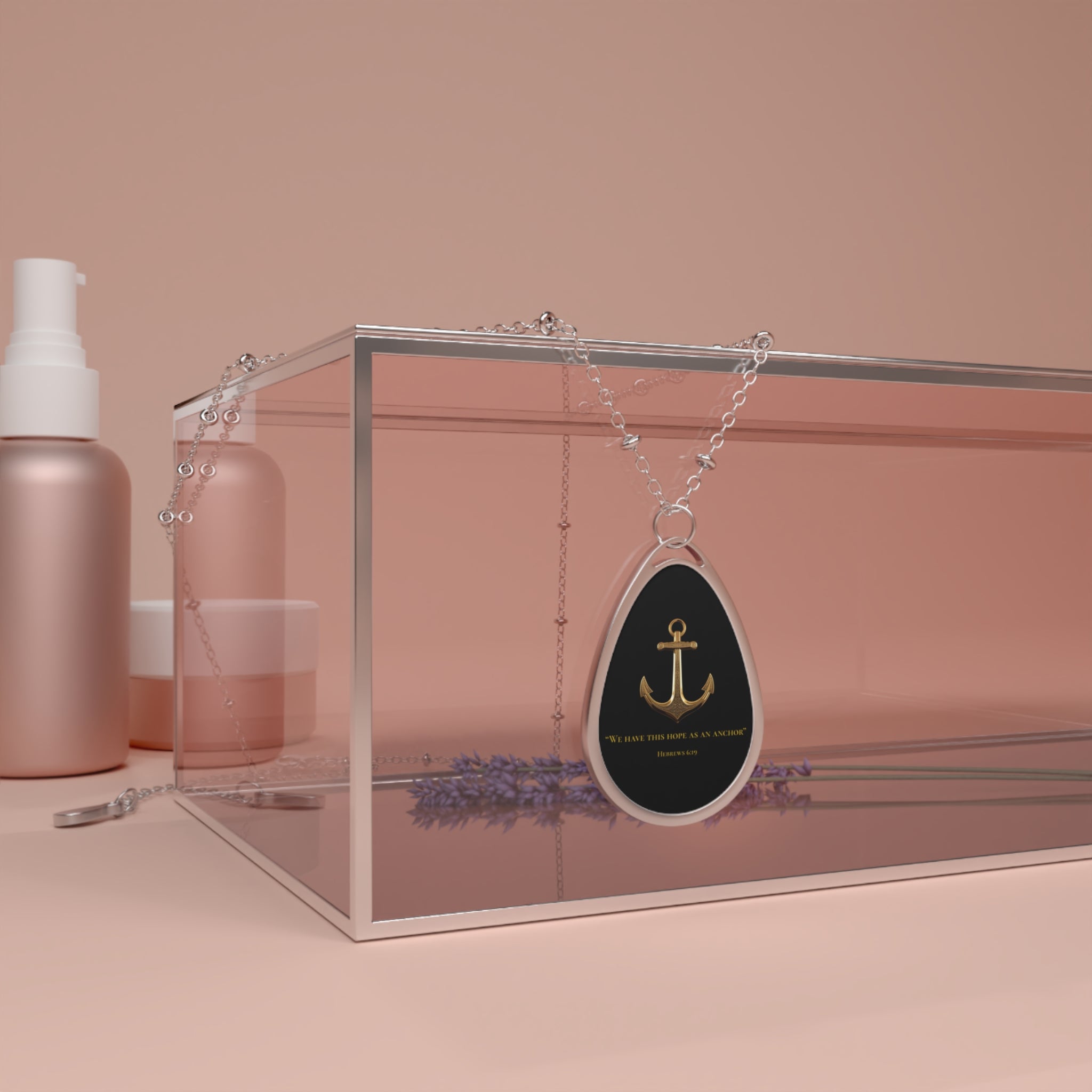 “Anchor of Hope” Gold Christian Pendant – Hebrews 6:19