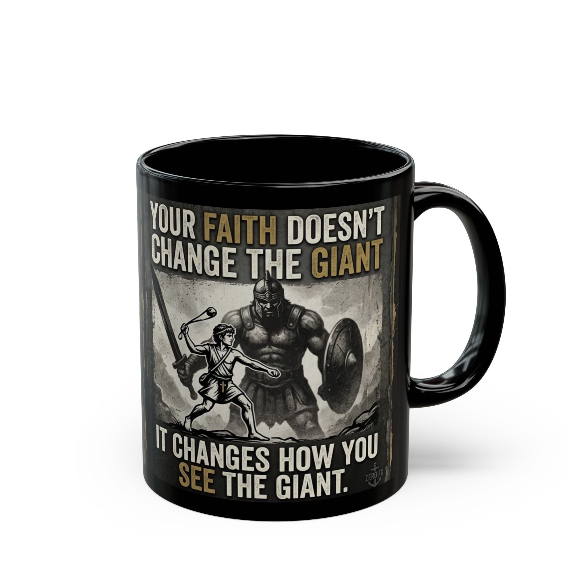 Goliath 15oz & 11oz Warrior Mug – Glossy Black Edition