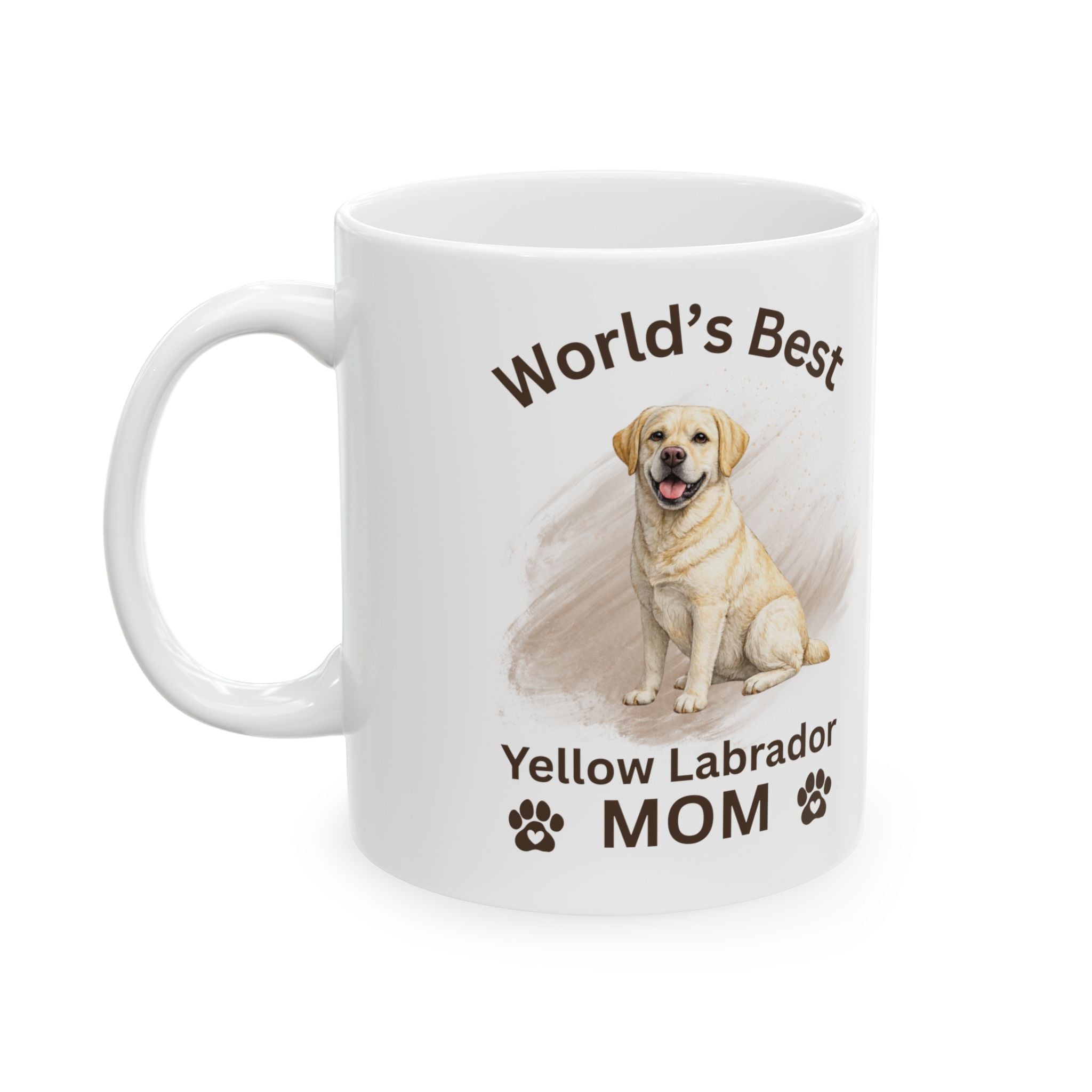World's Best Yellow Lab Mom Mug - English Labrador Retriever