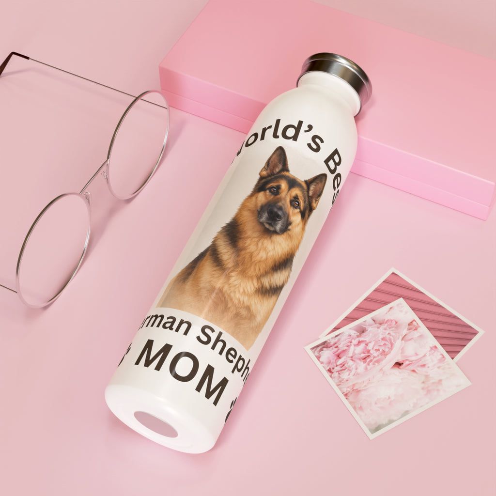 German Shepherd Mom - Premium Slim Stainless Water Bottle