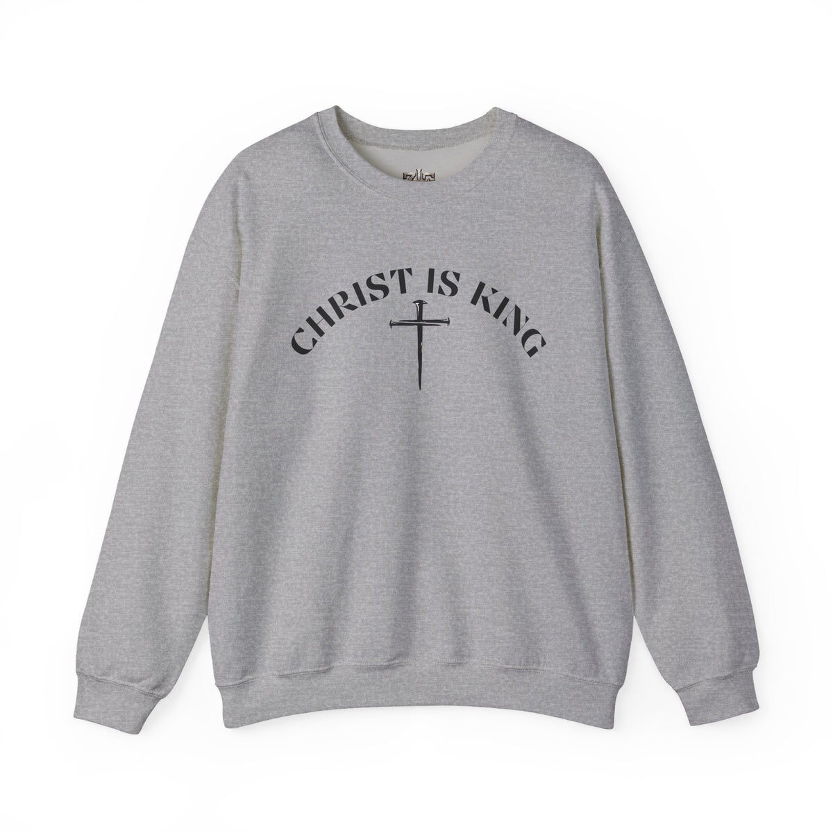 Christ Is King Crewneck Sweatshirt - Christian Faith Pullover