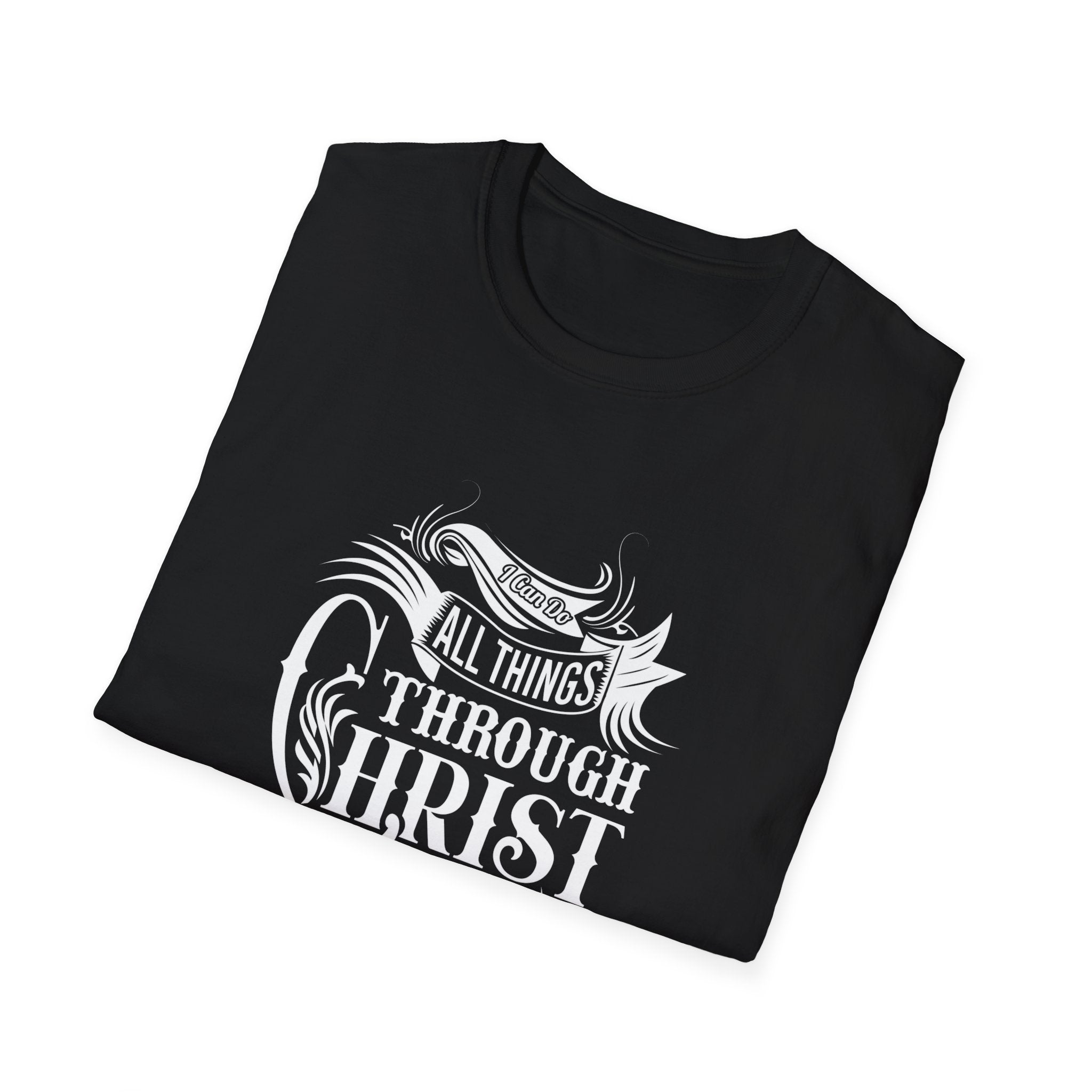 All Things Through Christ Tee — Philippians 4:13