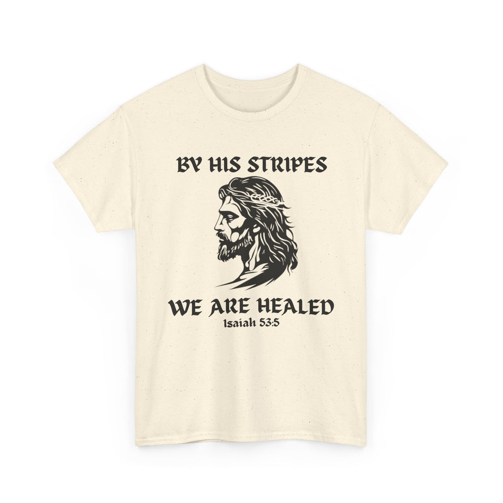 By His Stripes — Heavyweight Gospel T-Shirt
