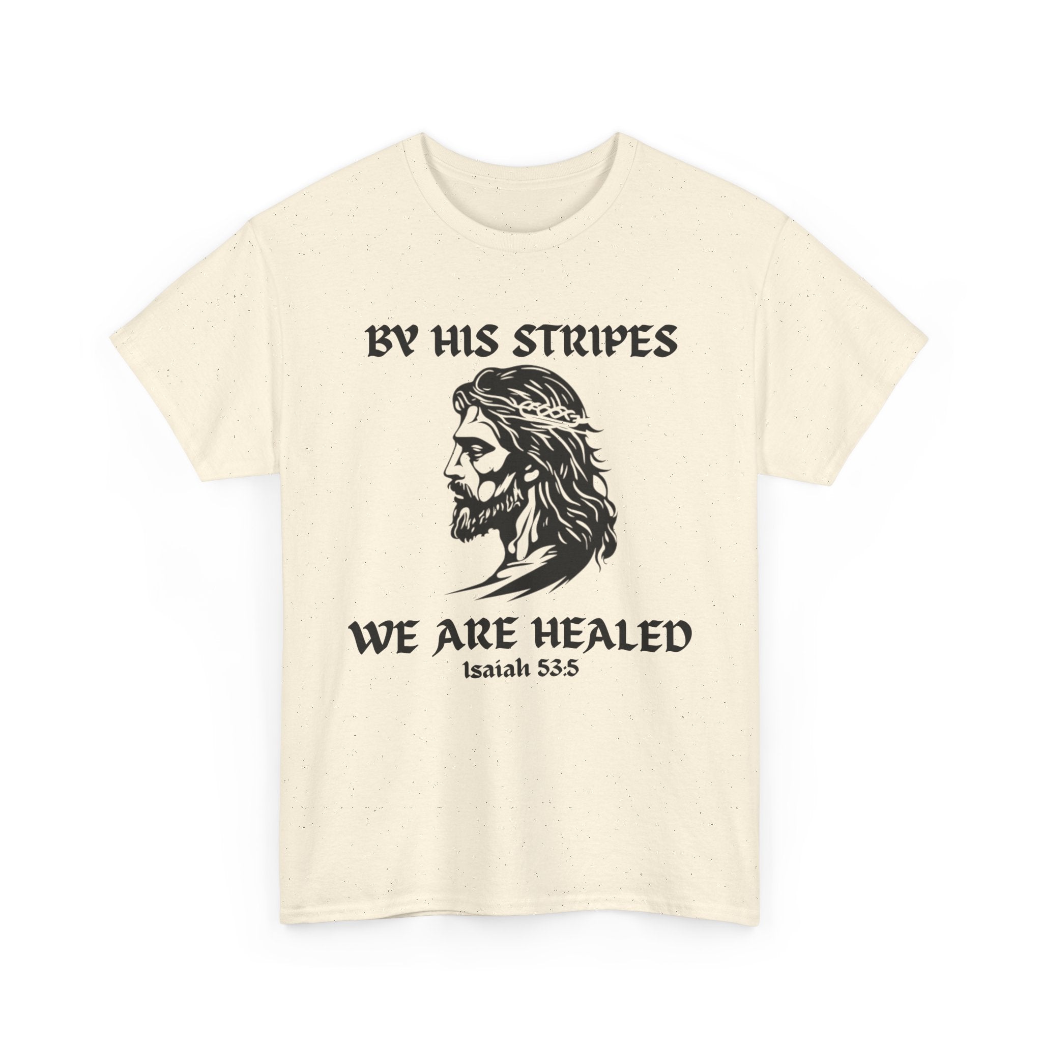 By His Stripes — Heavyweight Gospel T-Shirt