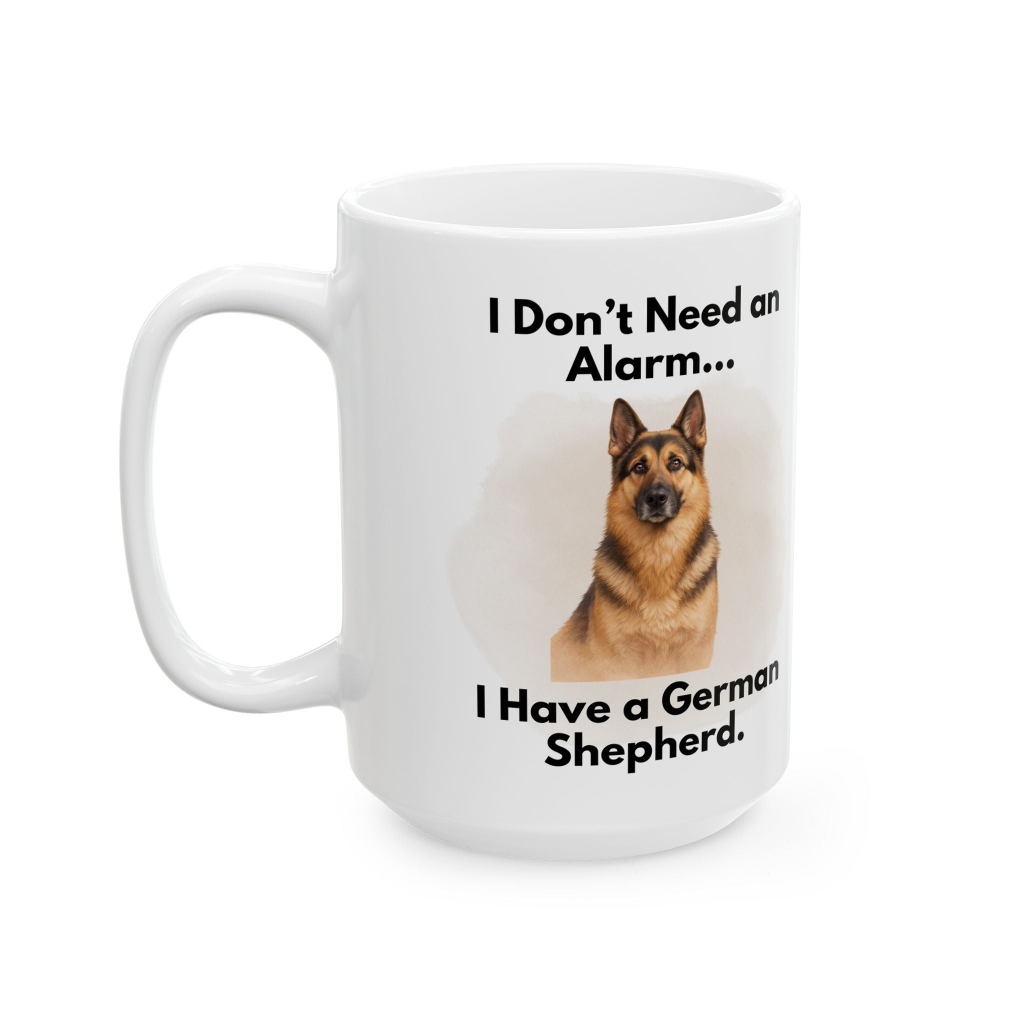 German Shepherd "Natural Alarm" - Premium Ceramic Mug
