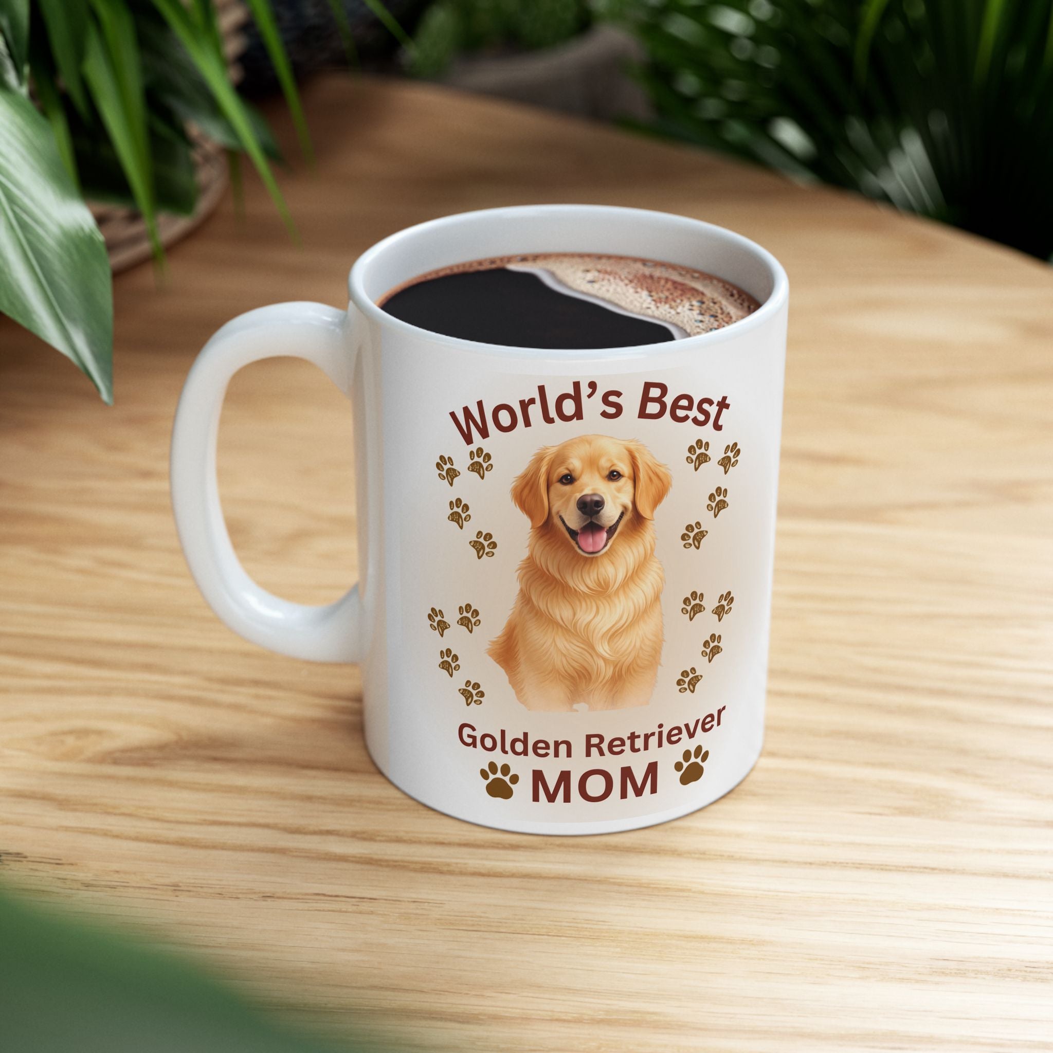 World’s Best Golden Retriever Mom - Premium Ceramic Mug