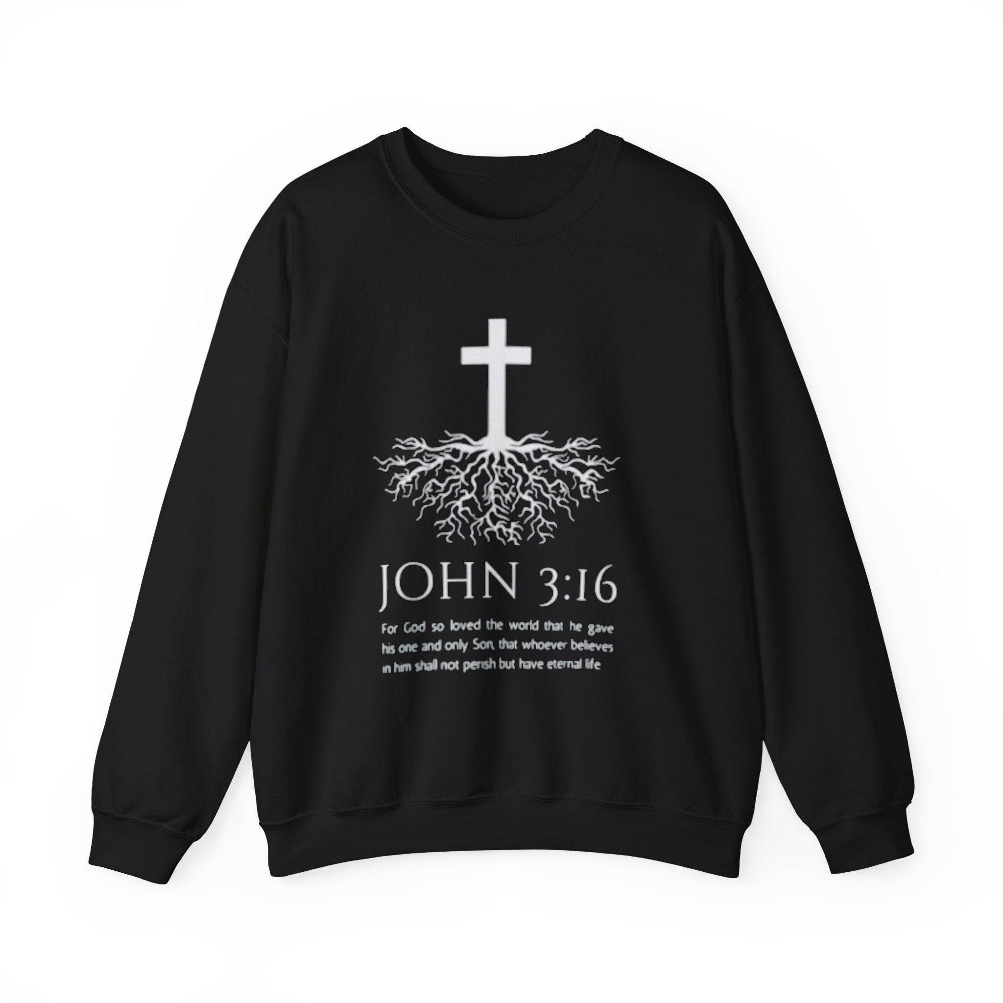 John 3:16 Rooted in Faith Premium Sweatshirt