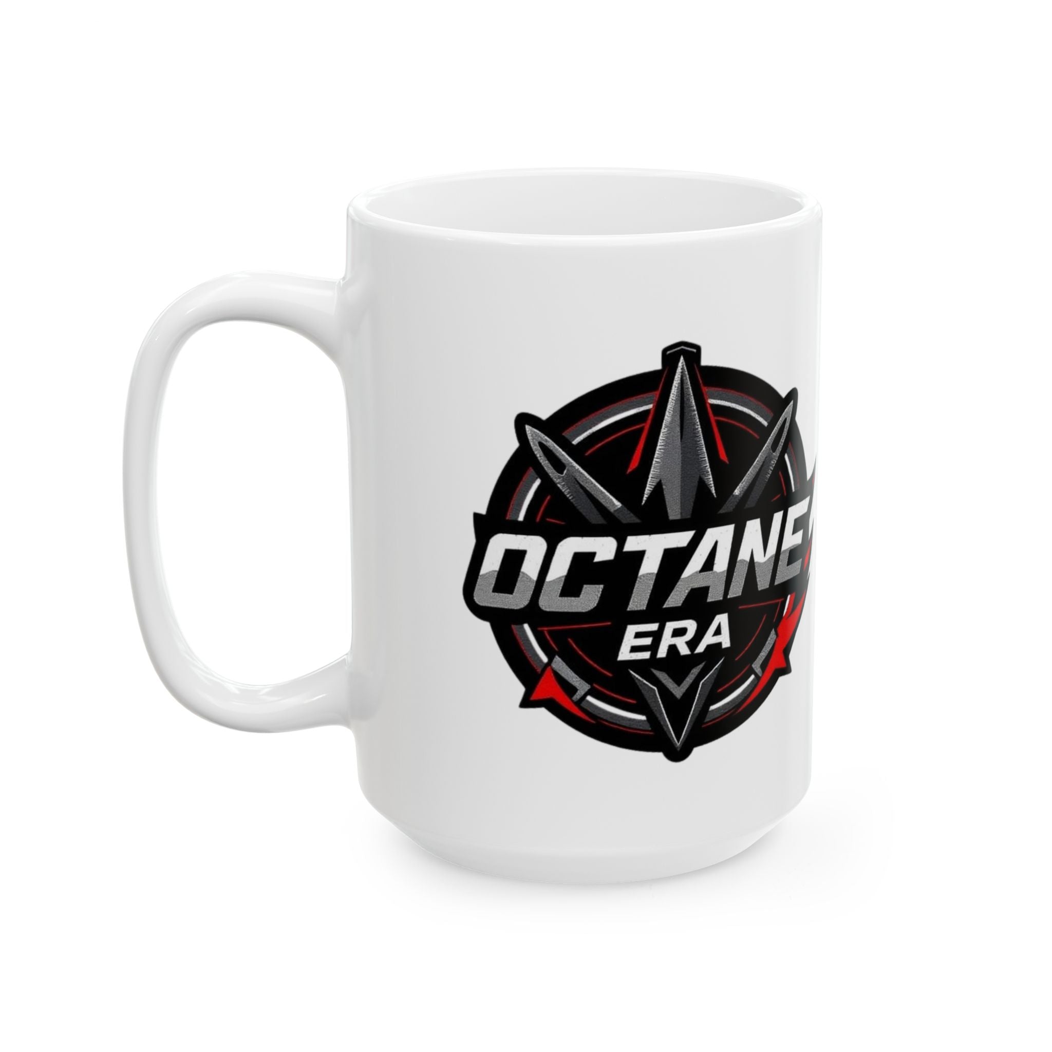 Octane Era Ceramic Mug - Perfect for Gamers, Coffee Lovers, and Gifts, 11oz, 15oz, Gaming Mug, Unique Coffee Cup