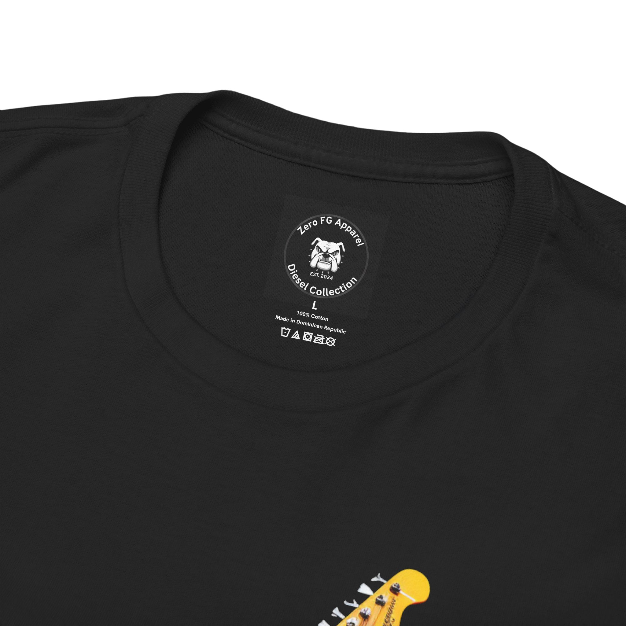 Electric Pulse – Abstract Guitar Art Tee