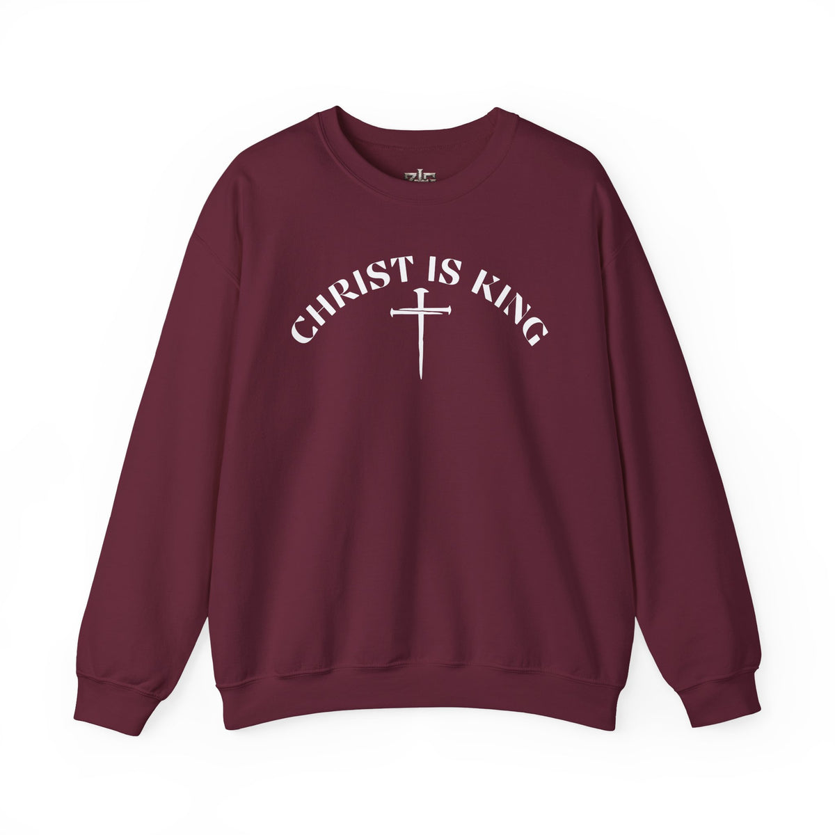 Christ Is King Crewneck Sweatshirt - Christian Faith Pullover