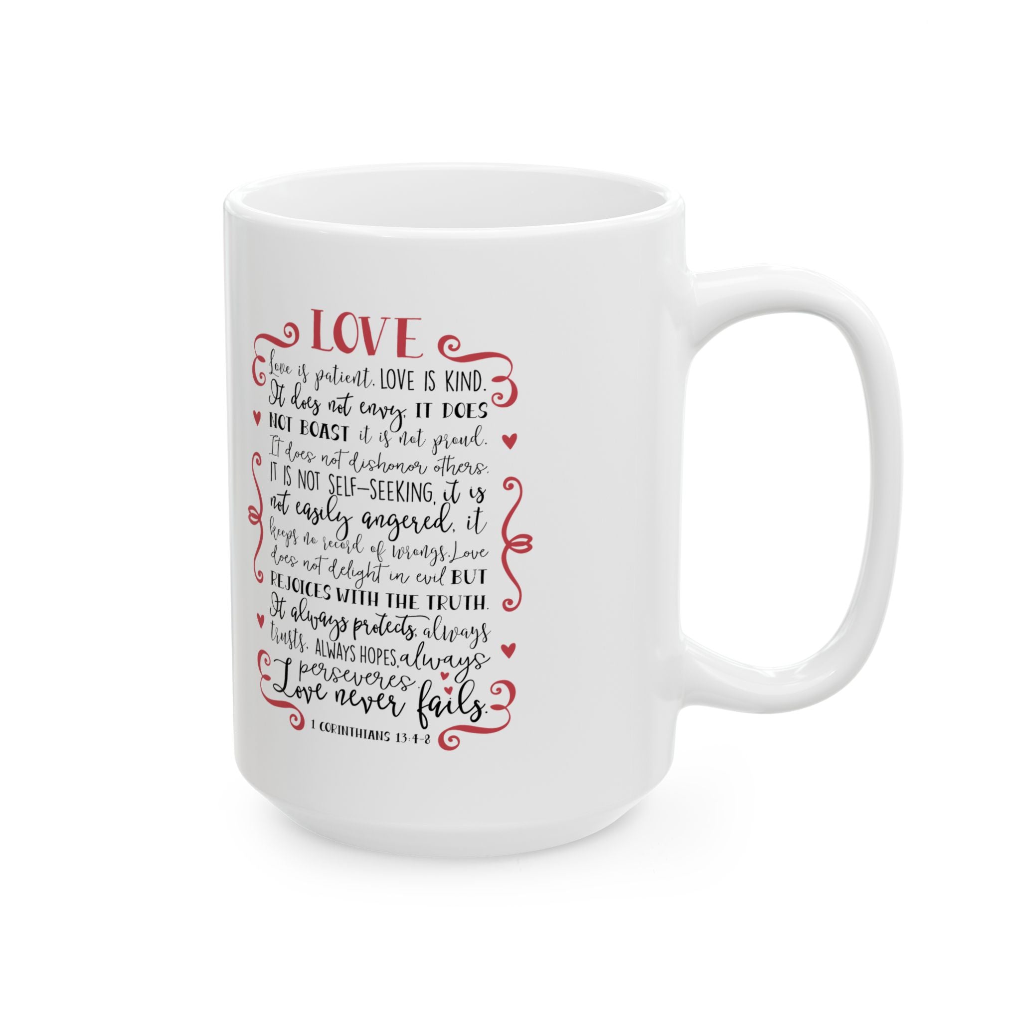 Love Poem Mug – Romantic Handwritten Note Ceramic Coffee Cup (11oz/15oz)