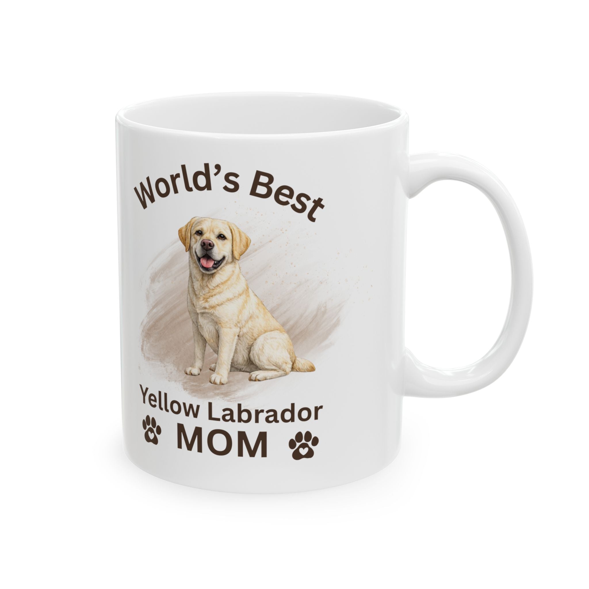 World's Best Yellow Lab Mom Mug - English Labrador Retriever
