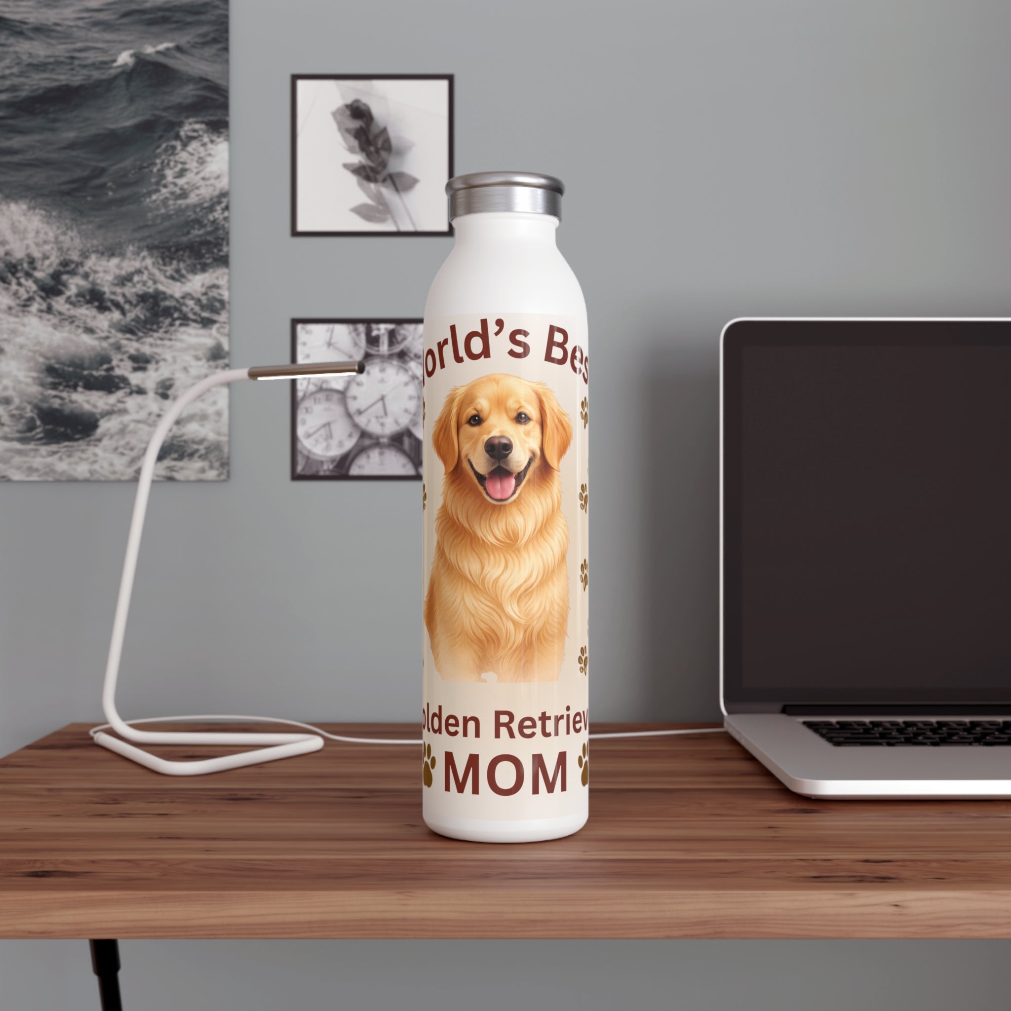 World’s Best Golden Retriever Mom - 20oz Insulated Adventure Bottle