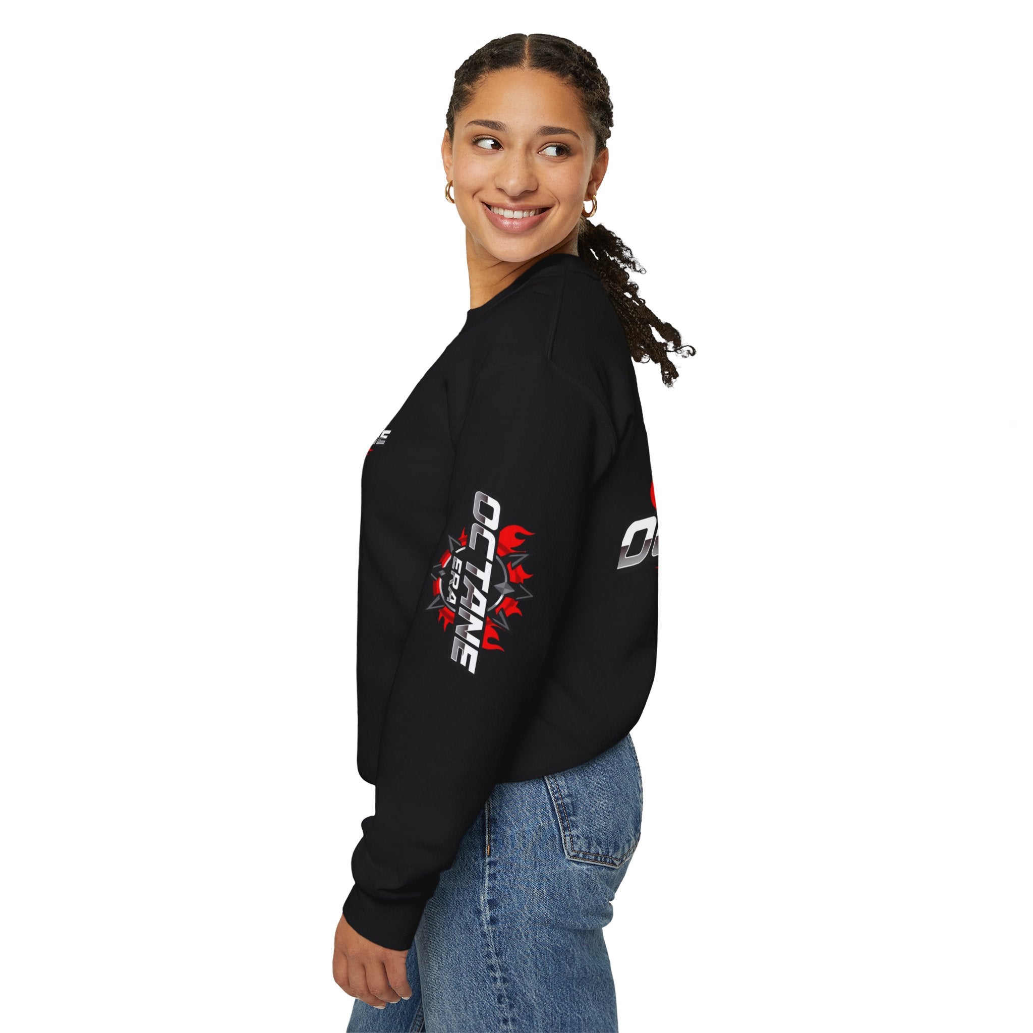 Octane Era Flame Sweatshirt – Streetwear Graphic Crewneck