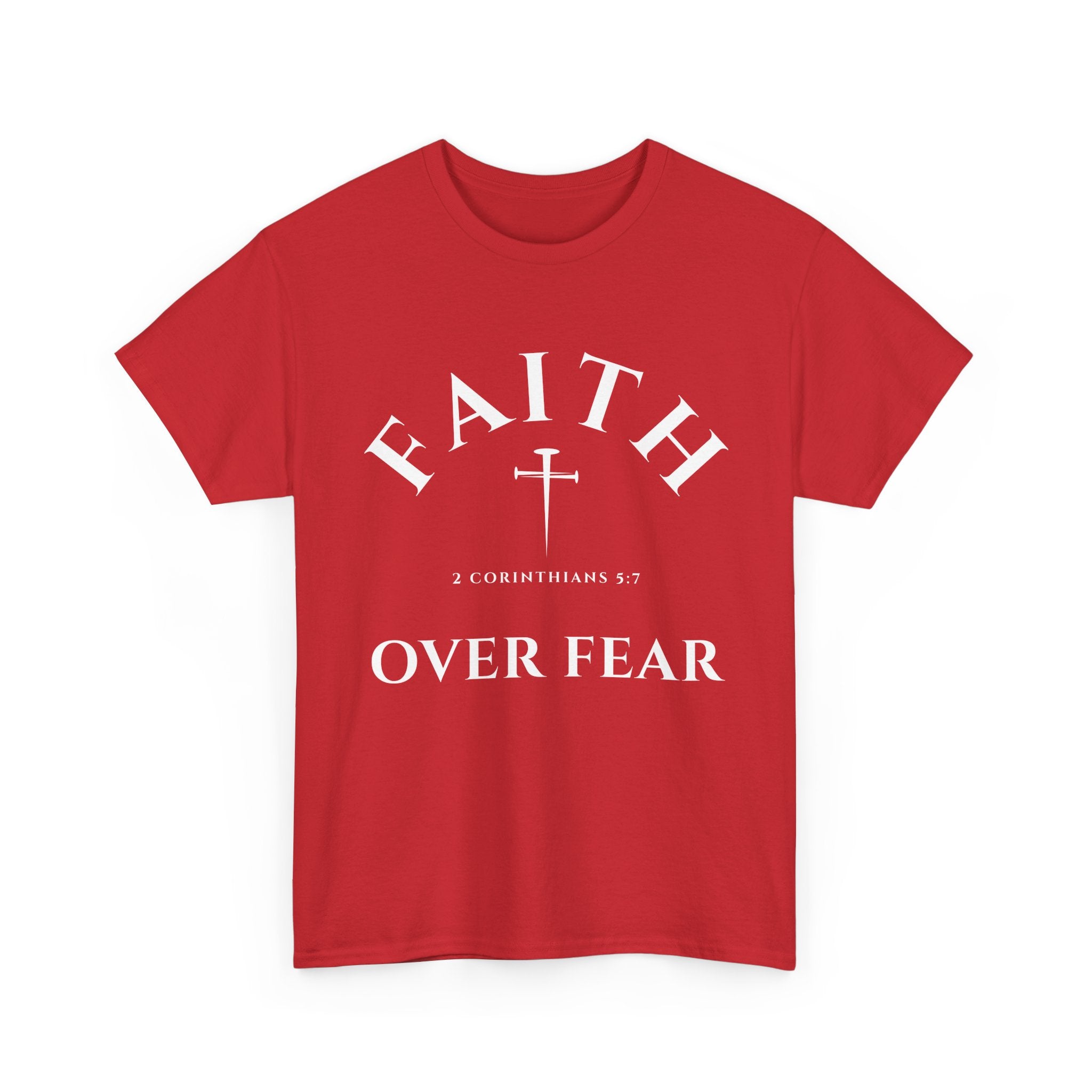 Faith Over Fear — Premium Heavyweight T-Shirt