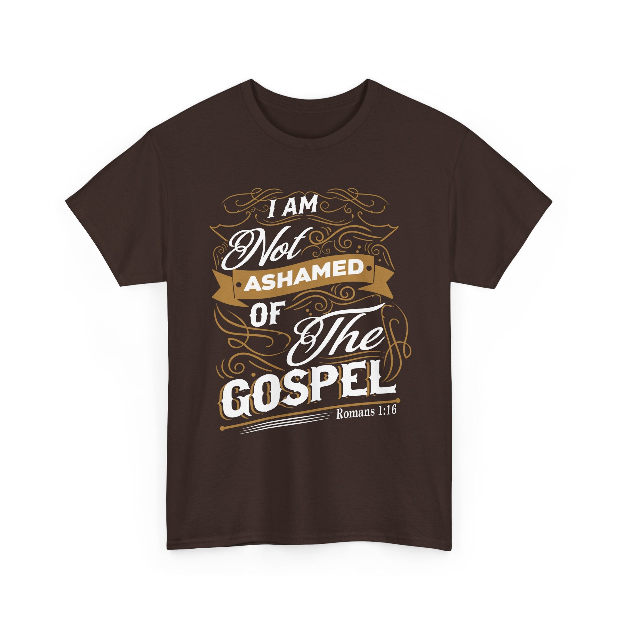 I Am Not Ashamed of the Gospel — Romans 1:16 T-Shirt
