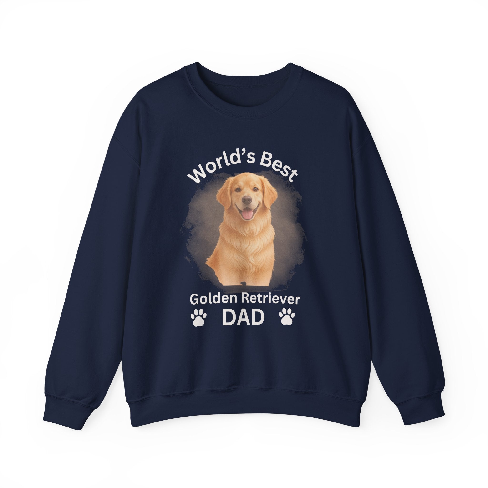 World’s Best Golden Retriever Dad - Premium Crewneck Sweatshirt