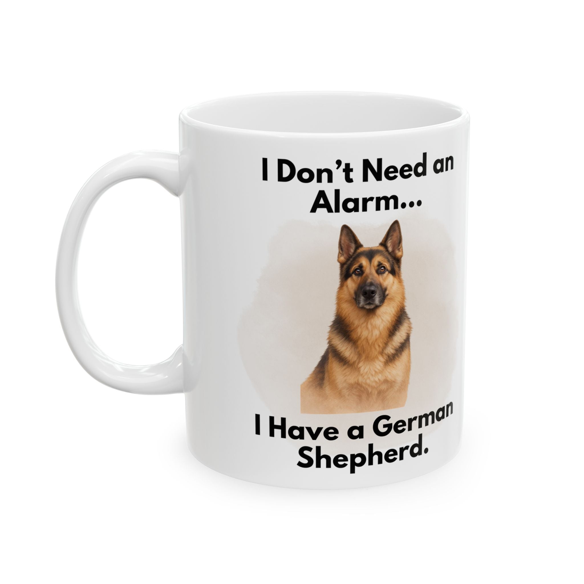 German Shepherd "Natural Alarm" - Premium Ceramic Mug