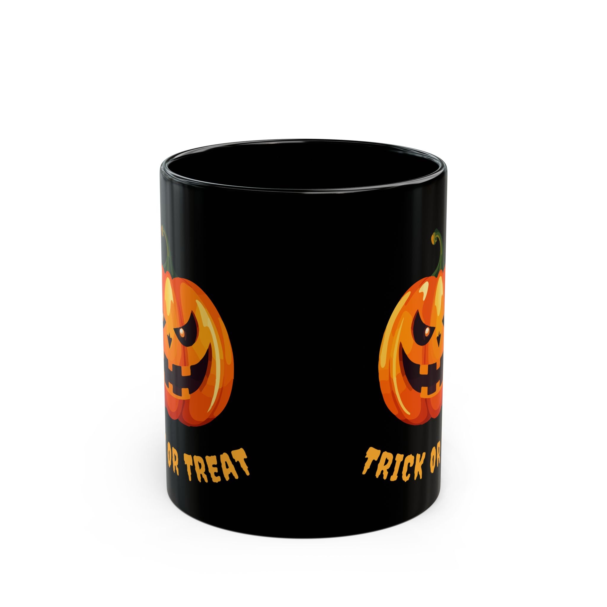 🎃 Trick or Treat Halloween Mug – Spooky Pumpkin Design