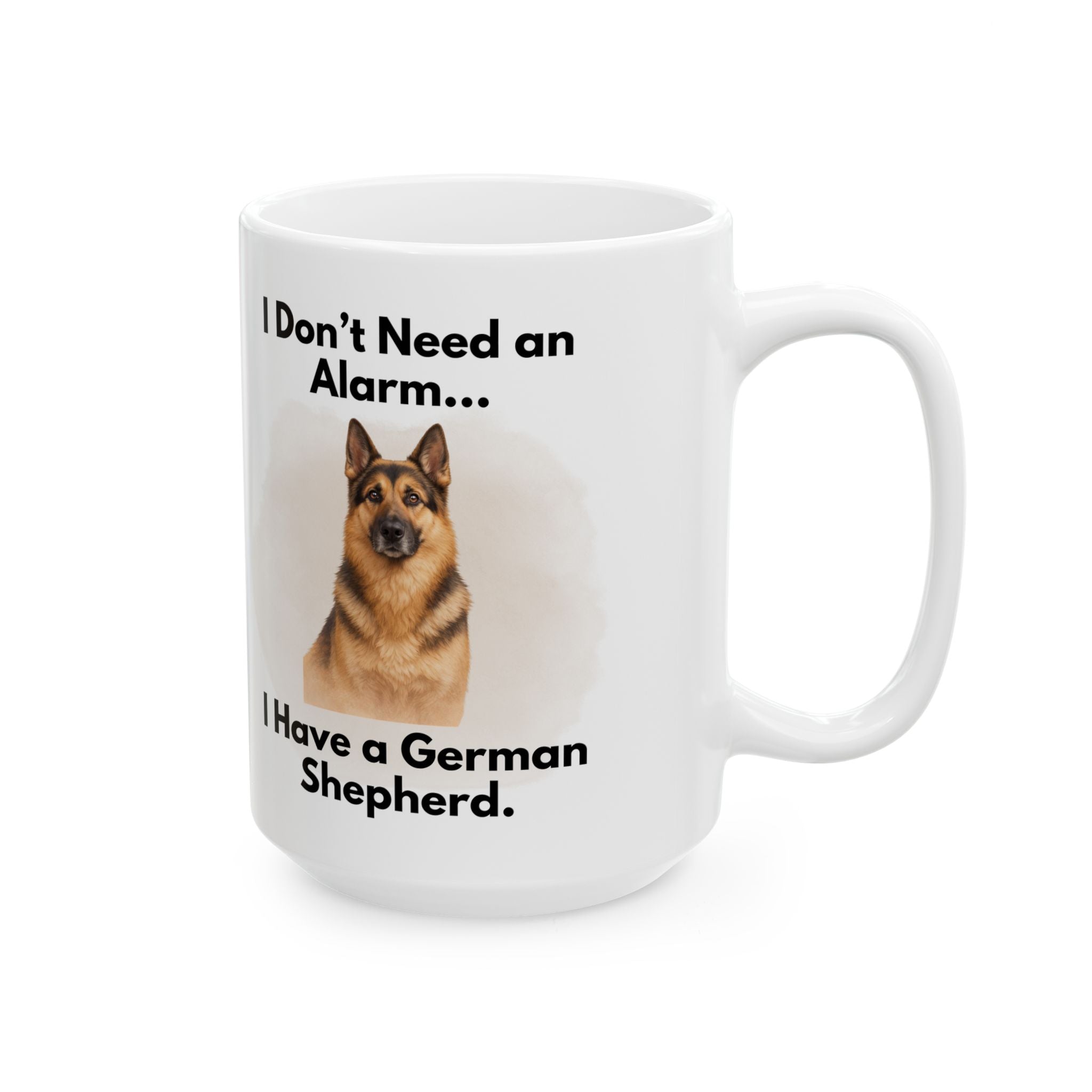 German Shepherd "Natural Alarm" - Premium Ceramic Mug
