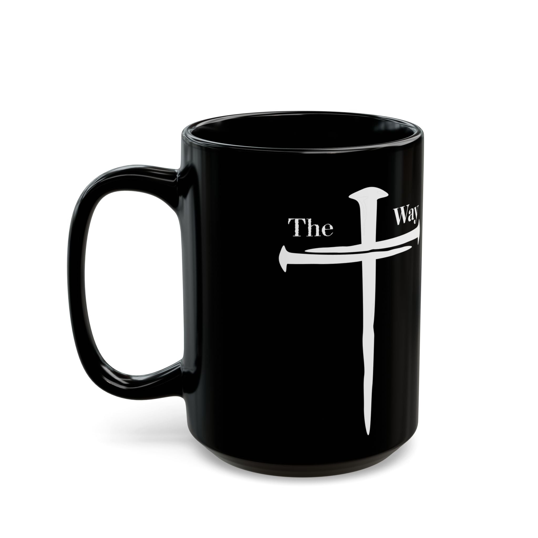 The Way – Christian Black Mug | Symbol of Faith and Truth