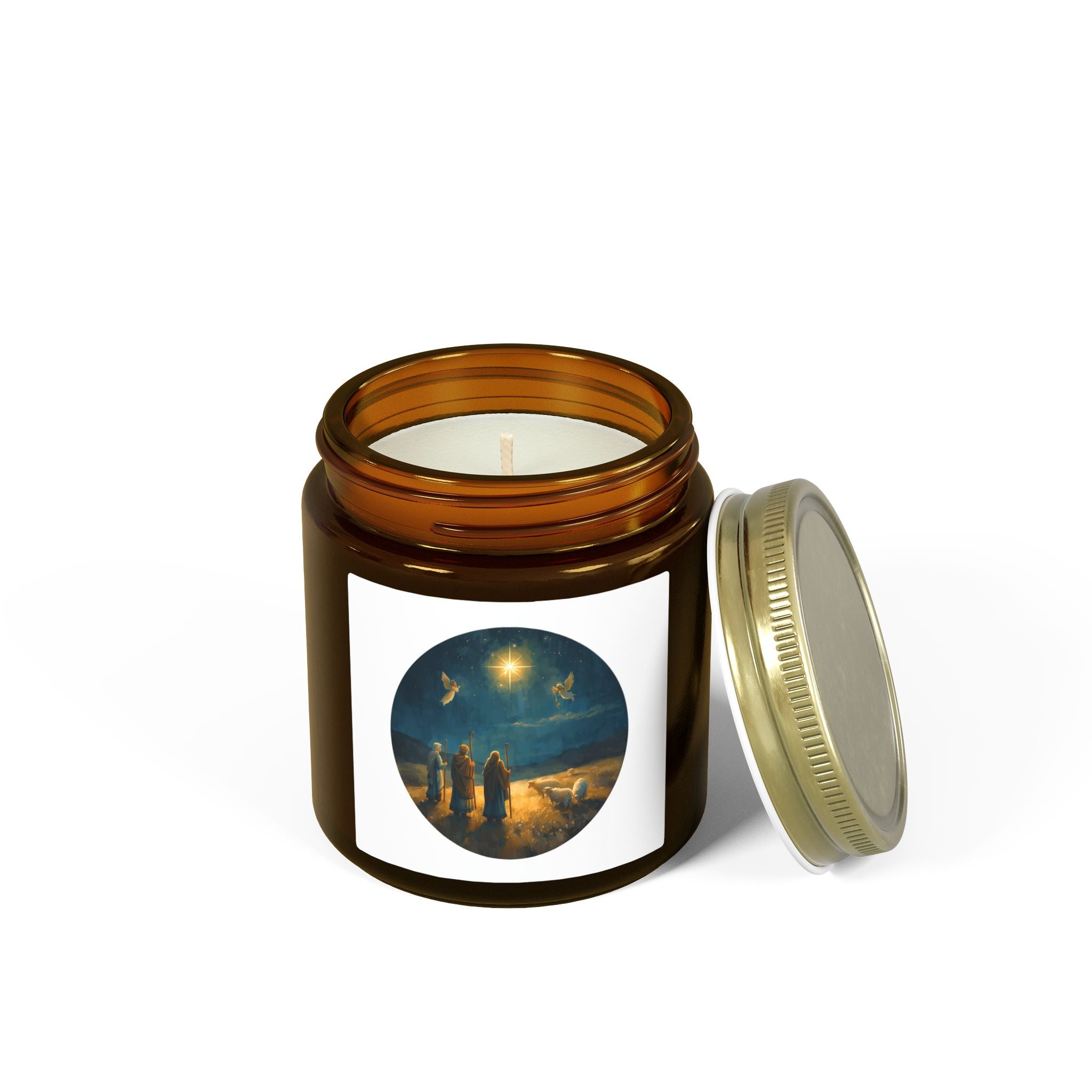 Nativity Star Candle – Holiday Jar (4oz / 9oz)