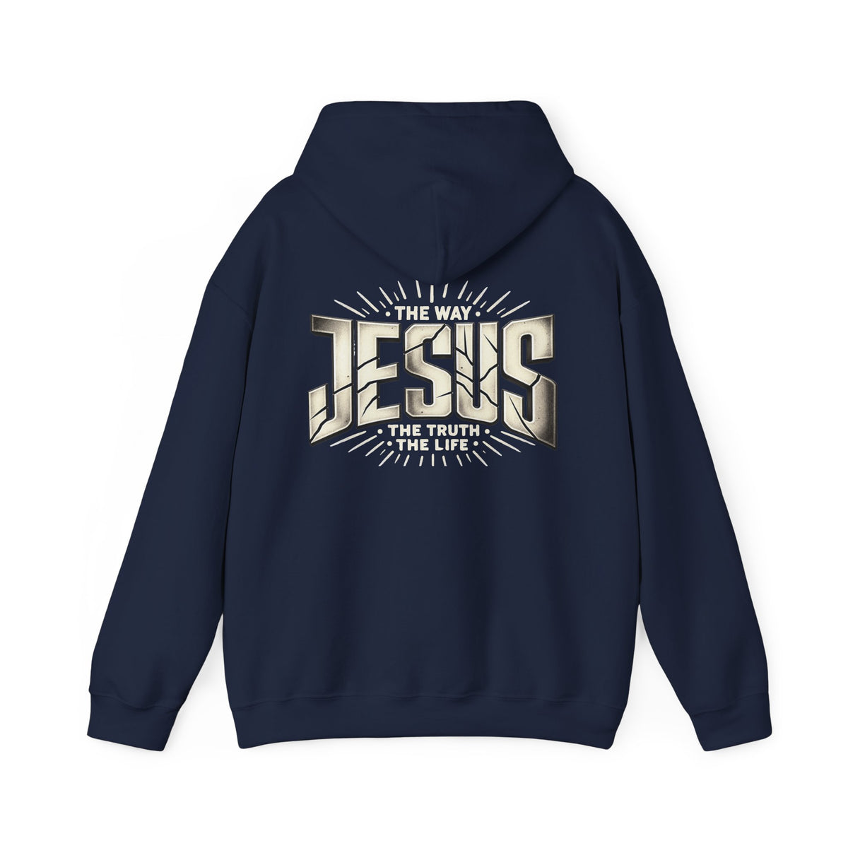 Jesus The Way The Truth The Life John 14:6 Christian hoodie, another view