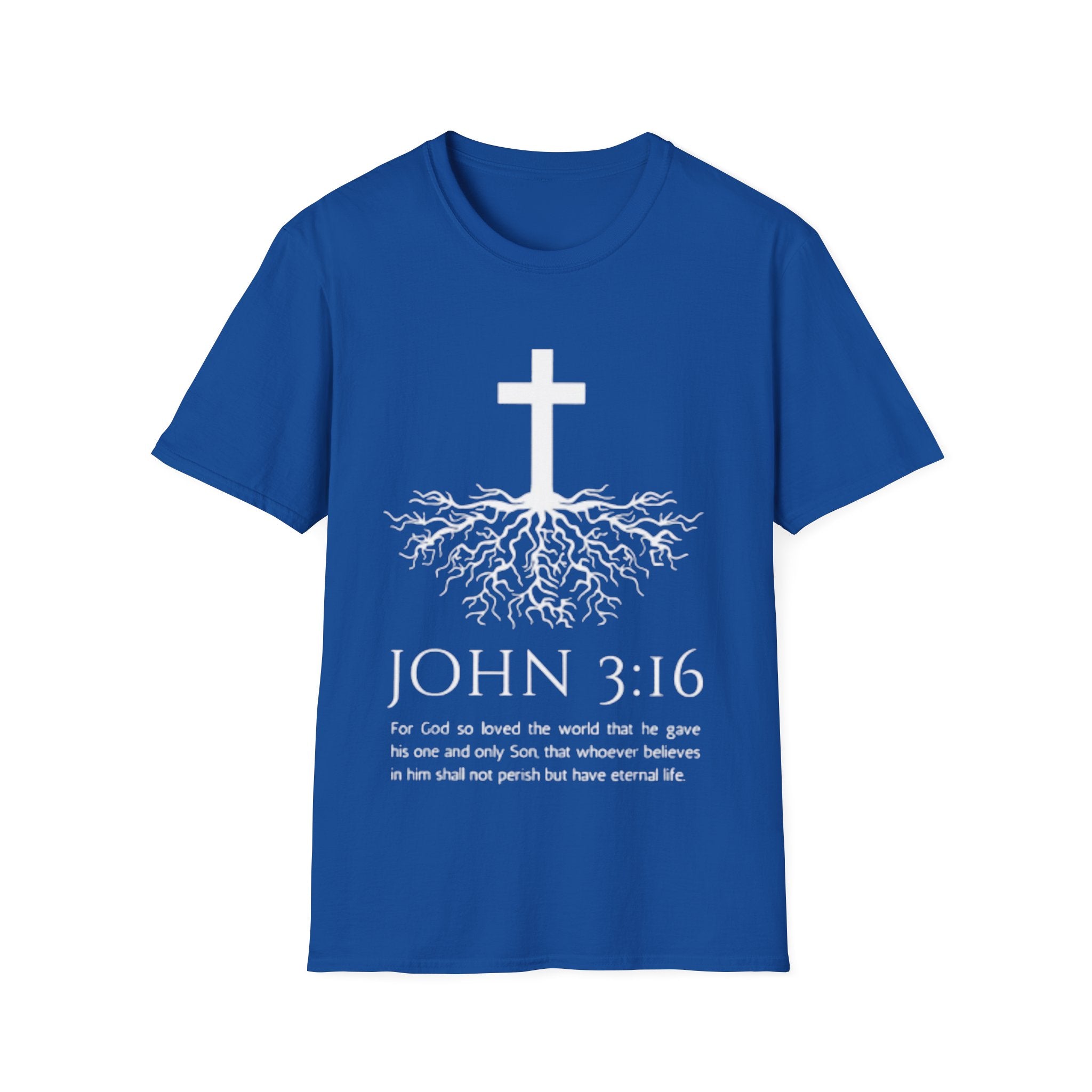 John 3:16 Rooted in Faith Premium Tee