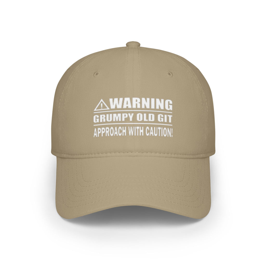Grumpy Old Git Warning Cap - Low Profile Baseball Hat