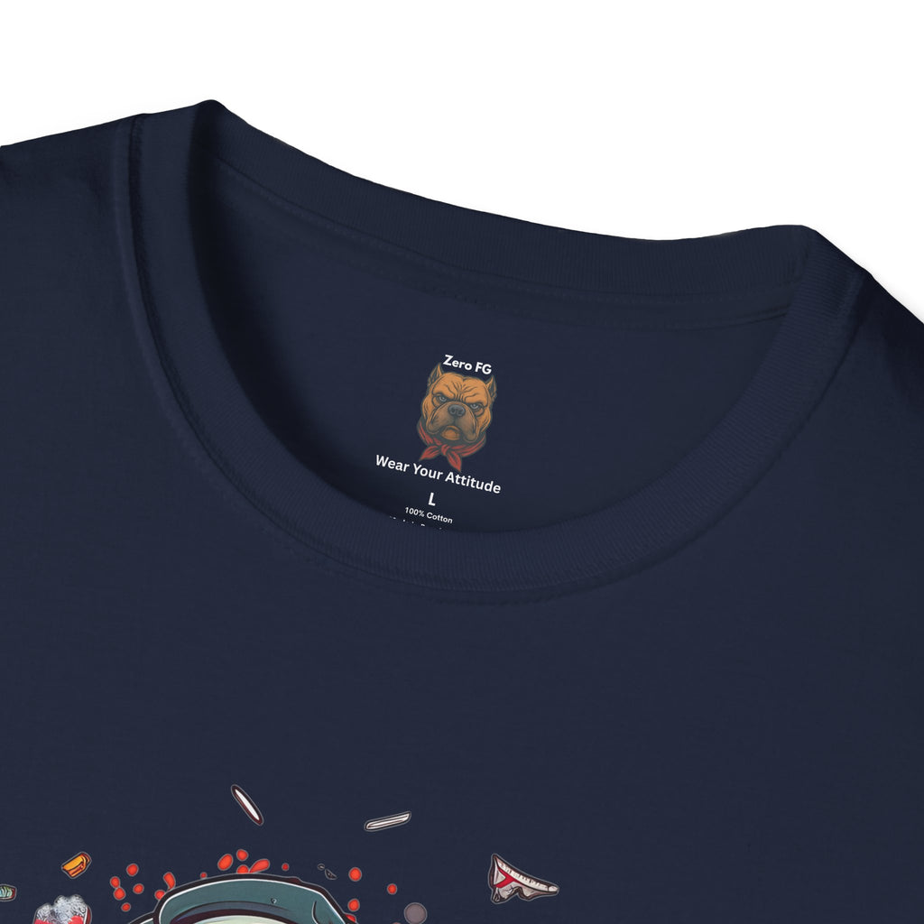 Skull Guitarist Tee (Dark Colors) | Unisex Rock Graphic T-Shirt