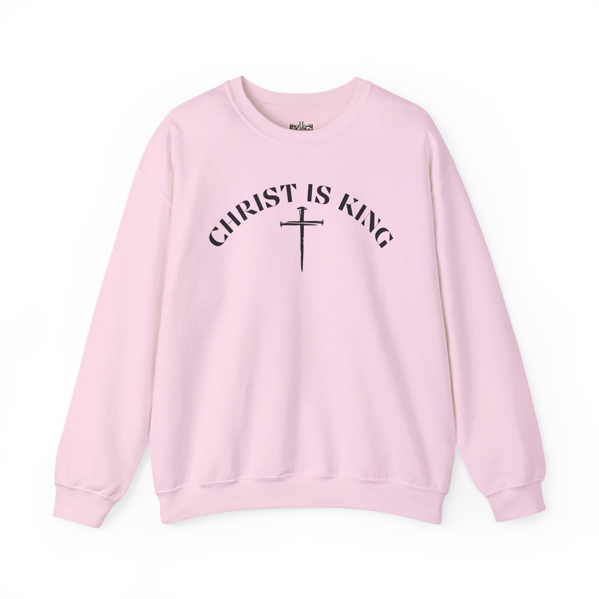 Christ Is King Crewneck Sweatshirt - Christian Faith Pullover