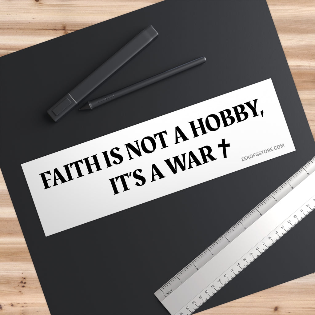 Zero FG — Defiant Christianity Weatherproof Vinyl Sticker (White)