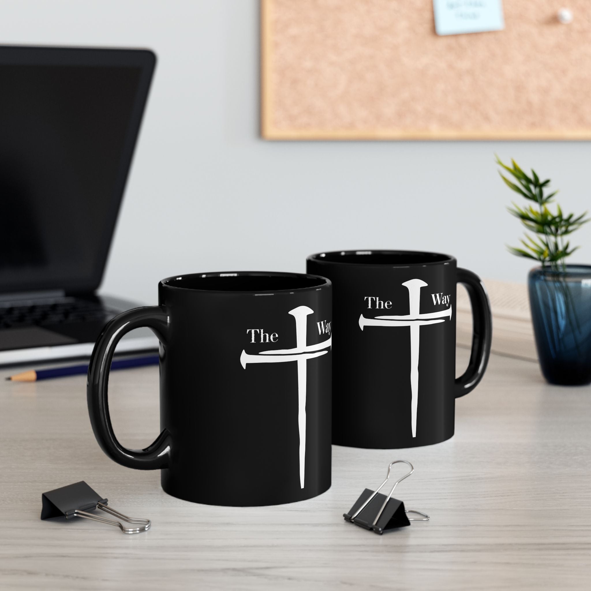 The Way – Christian Black Mug | Symbol of Faith and Truth