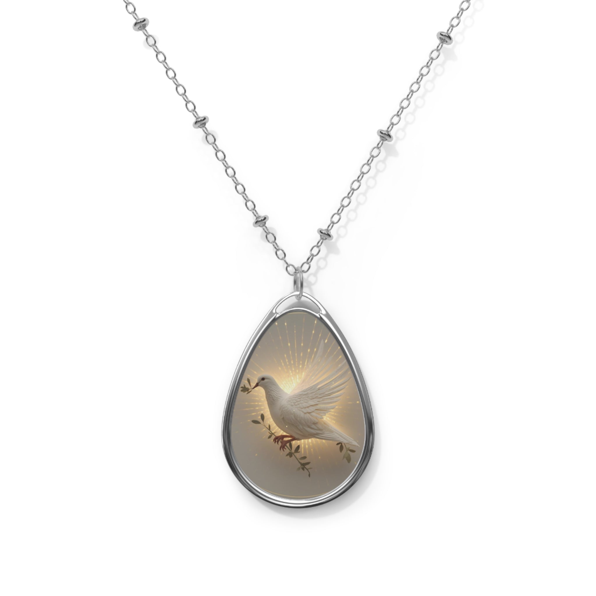 Dove of Peace Pendant – Christian Hope & Renewal Necklace