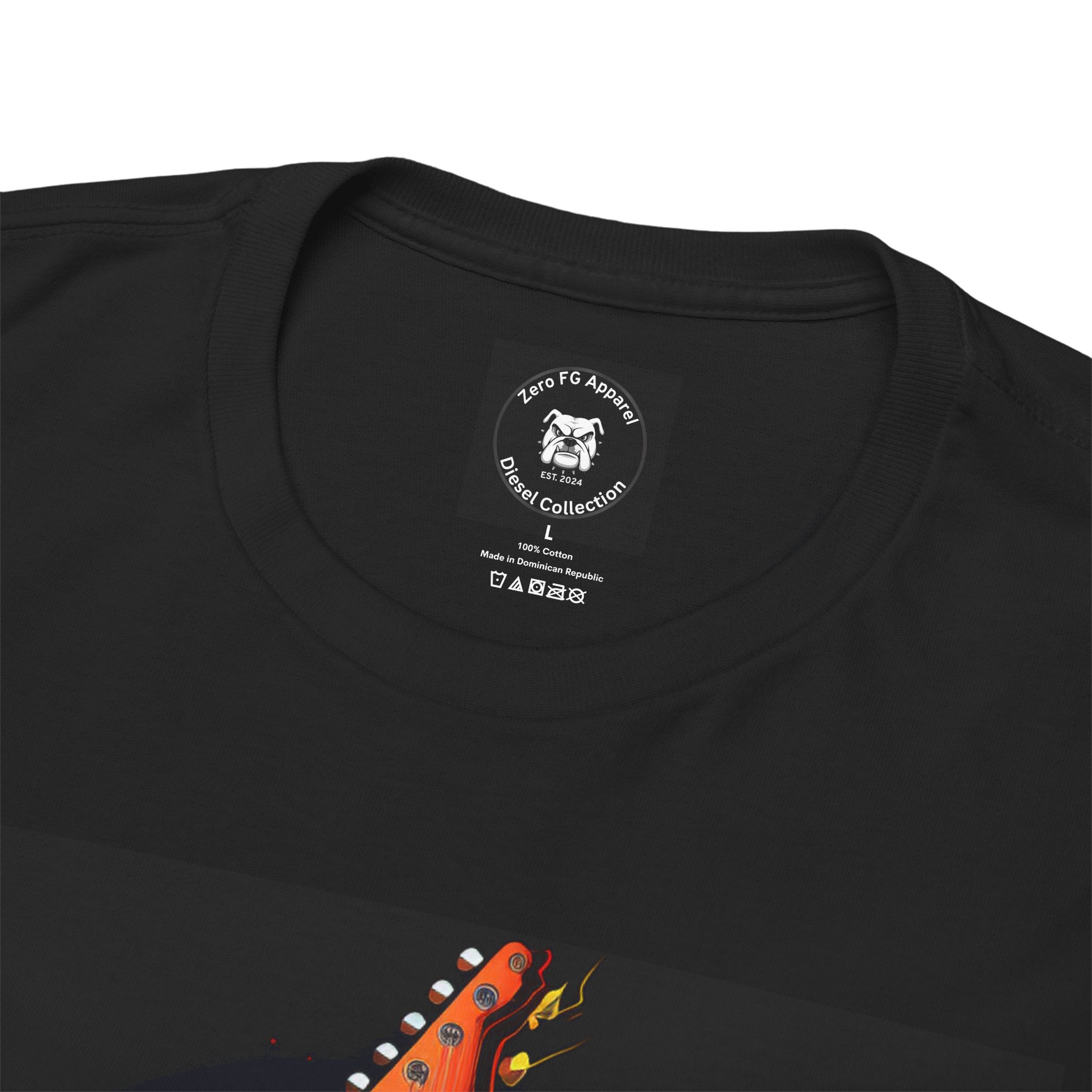 Flaming Electric Guitar Tee — Turn It Up