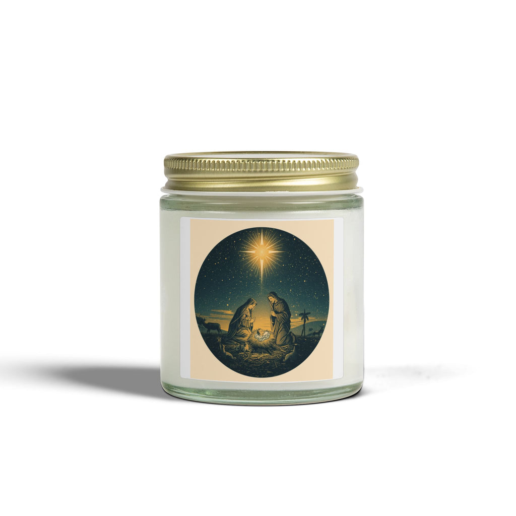 Nativity Holiday Candle