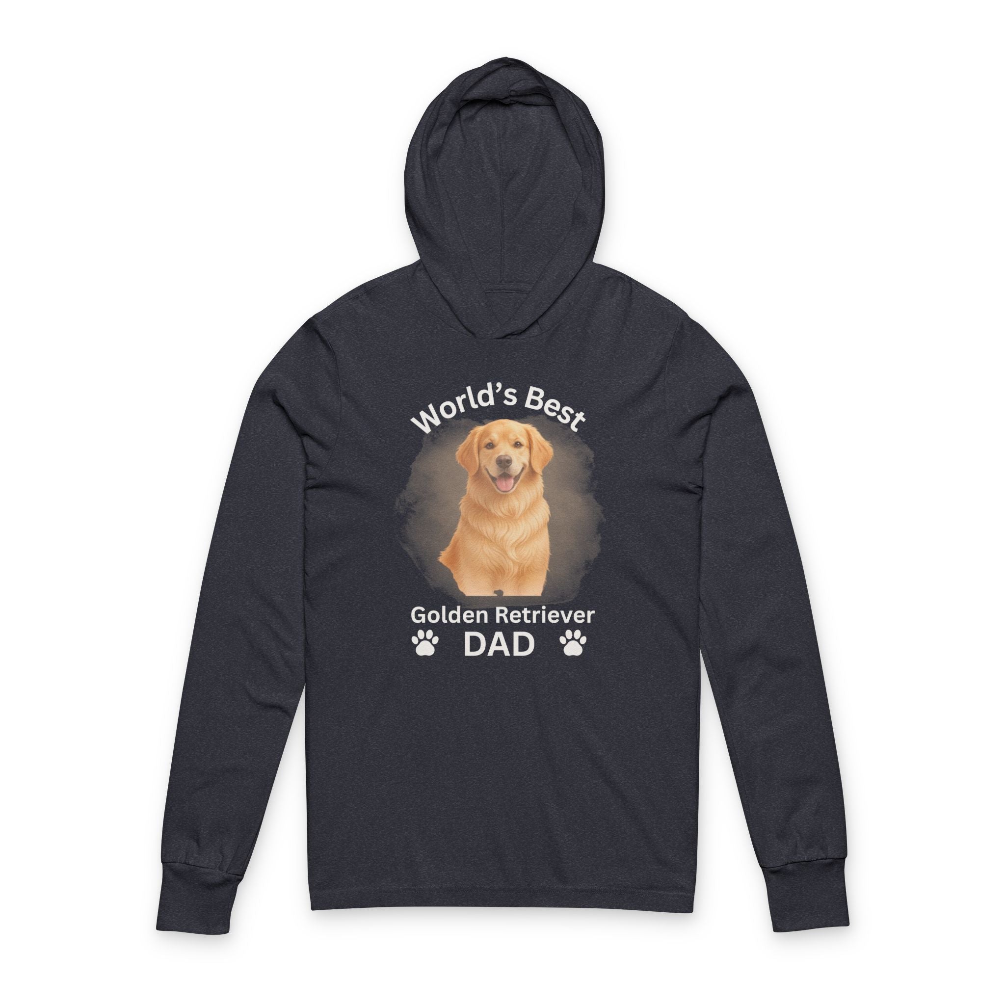 World’s Best Golden Retriever Dad - Premium Lightweight Hoodie Tee