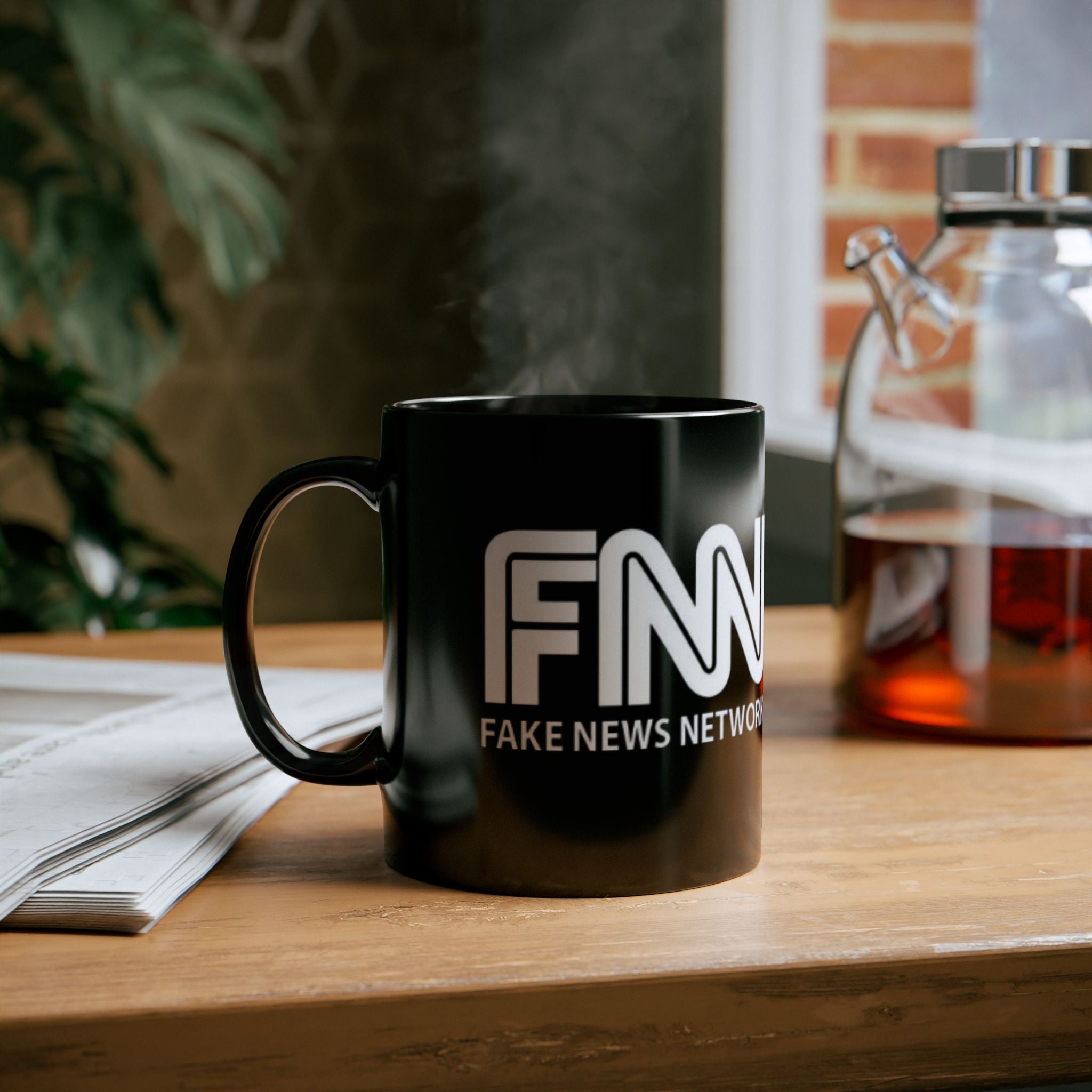 Fake News Network Black Coffee Mug – 11oz/15oz