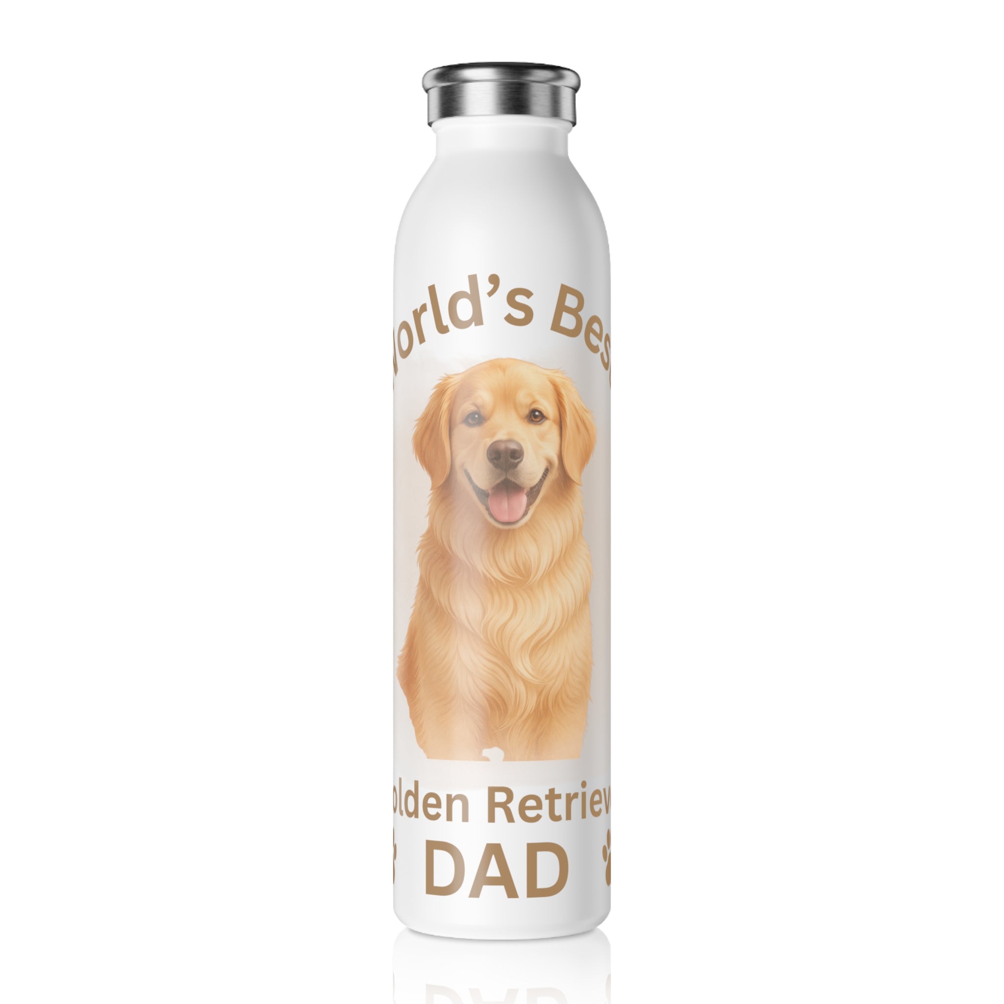 World’s Best Golden Retriever Dad - 20oz Insulated Adventure Bottle