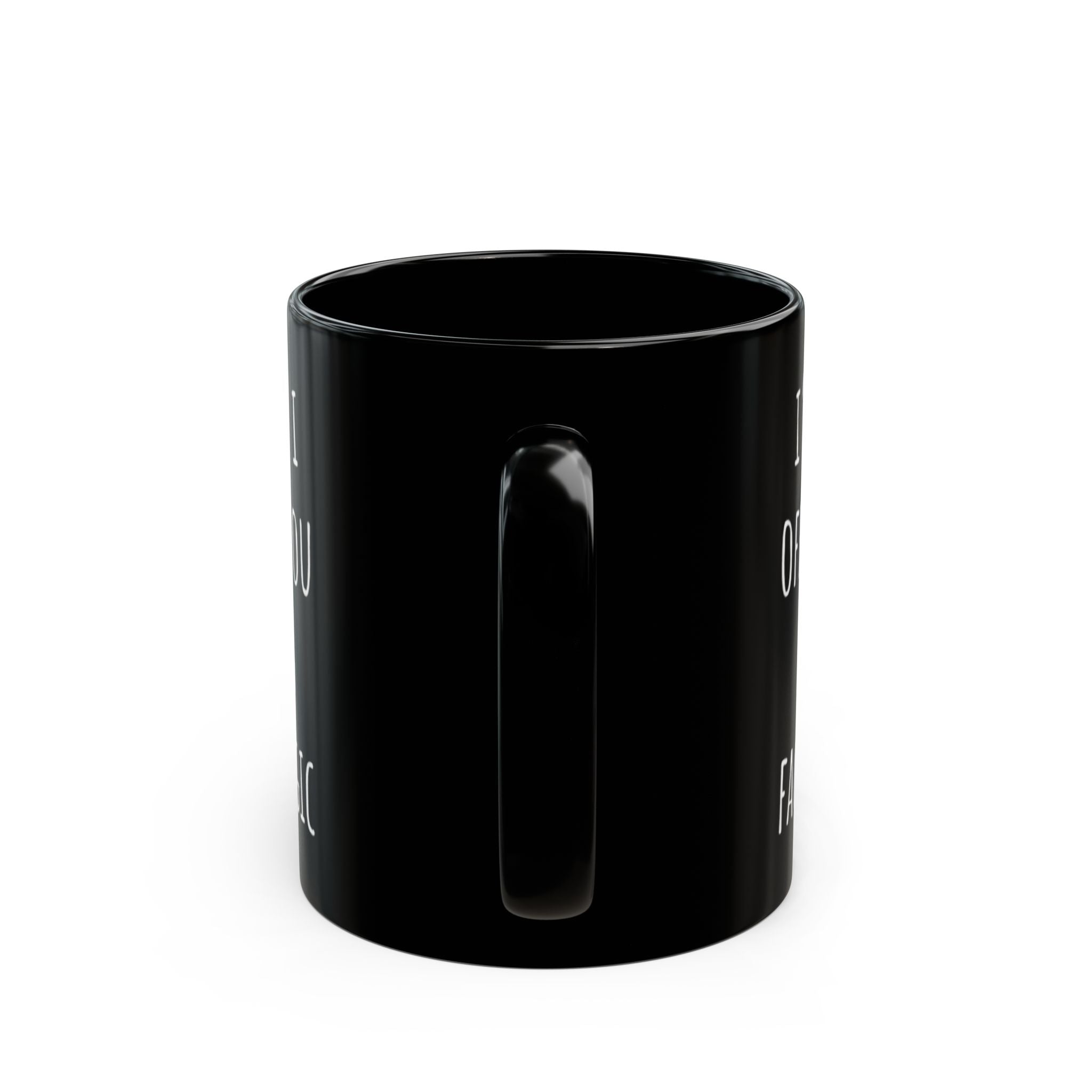 Sorry I Offended You Black Mug