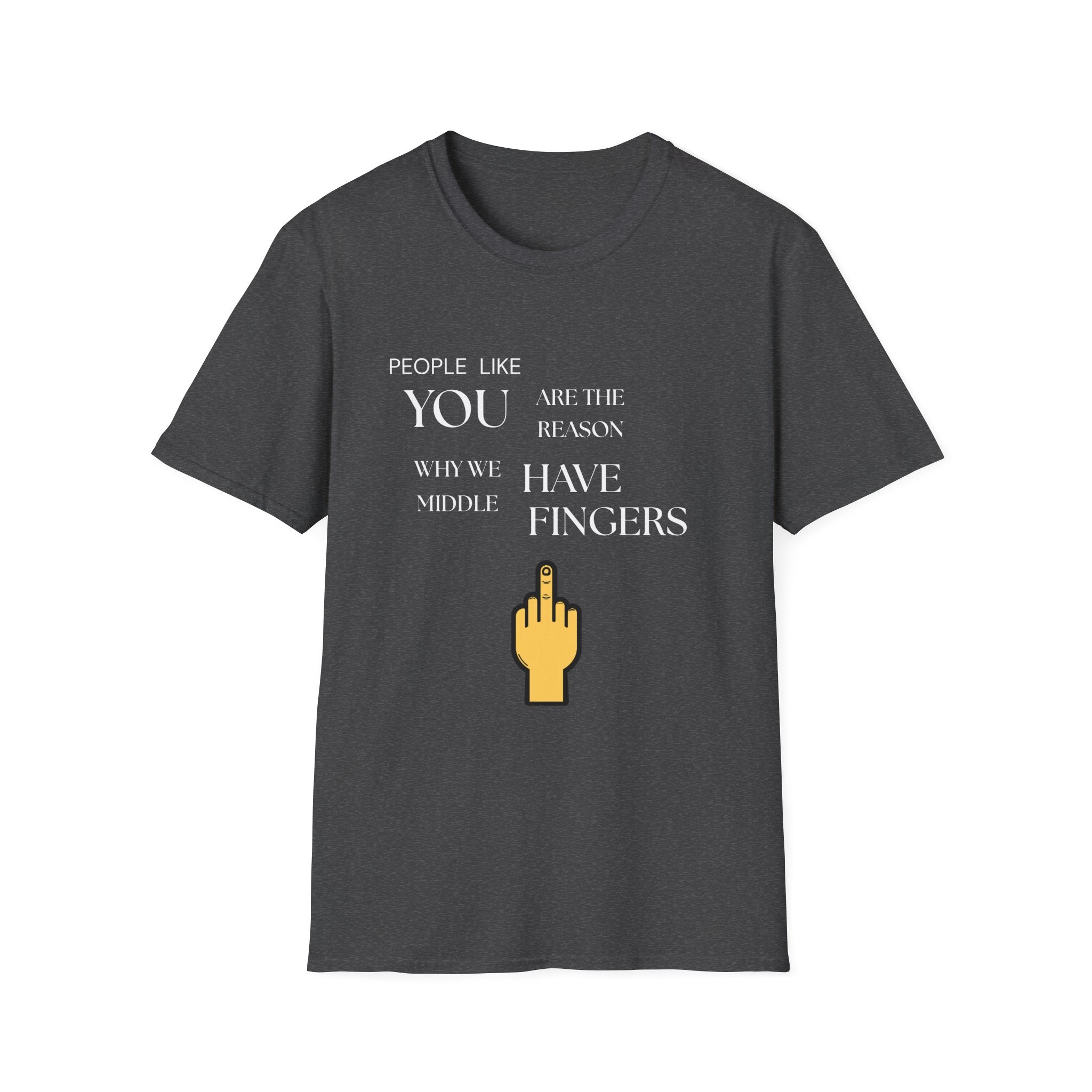Middle Finger Tee (Dark)
