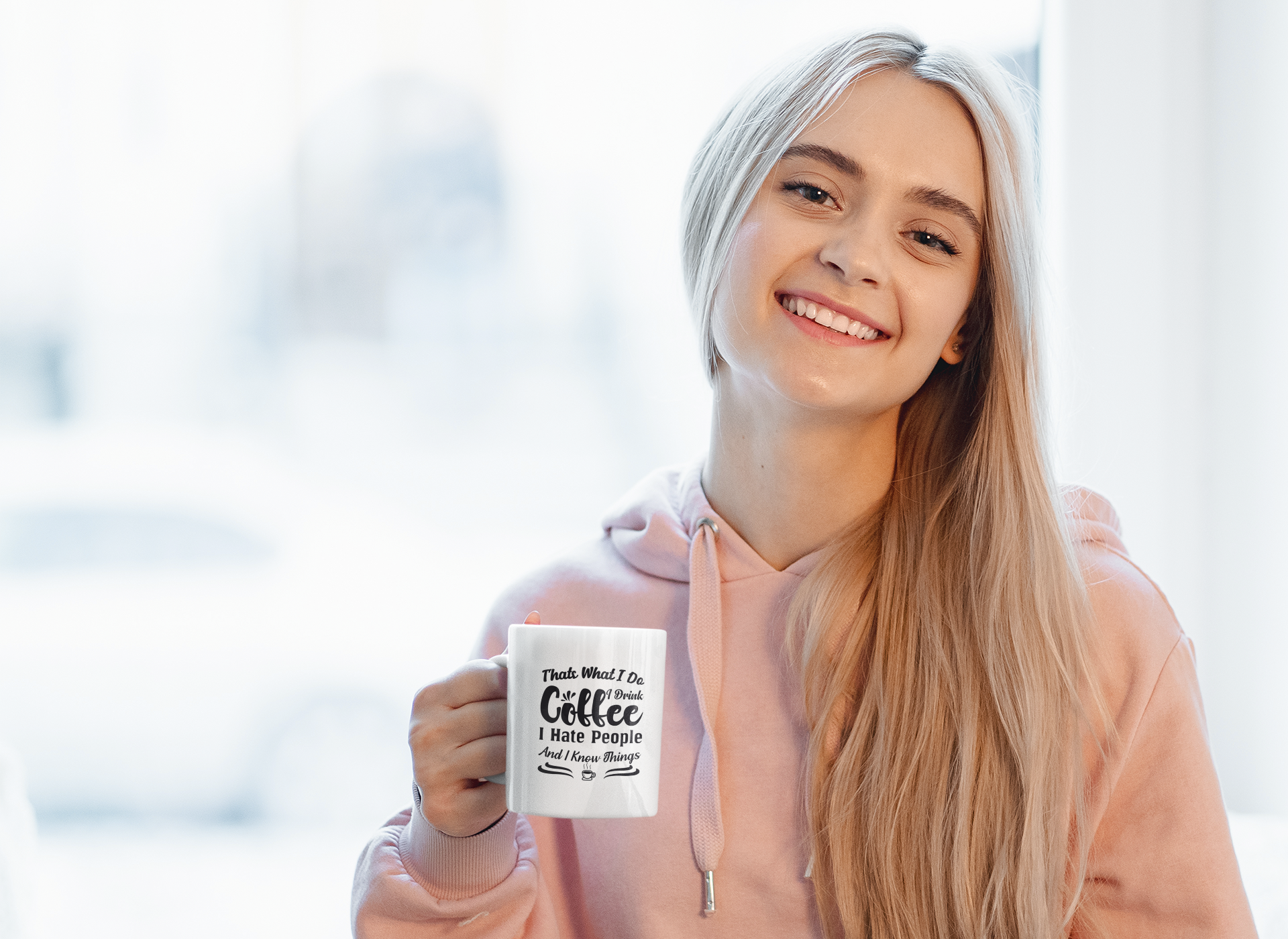 Coffee, Hate People & Know Things Mug