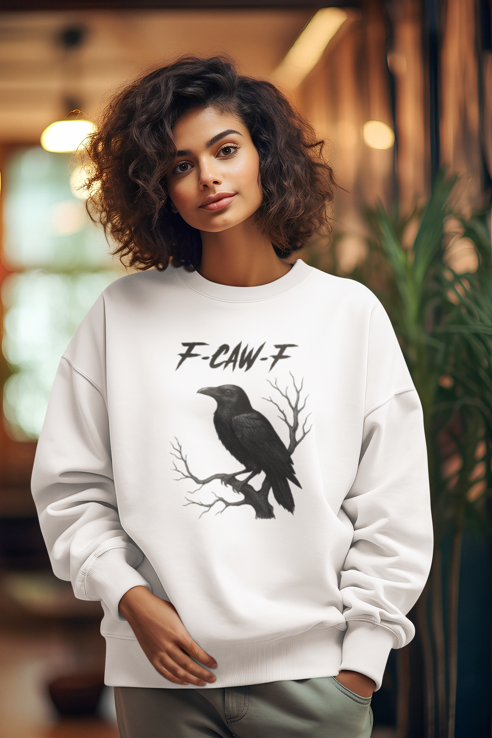 F-Caw-F Raven Sweatshirt | Zero FG