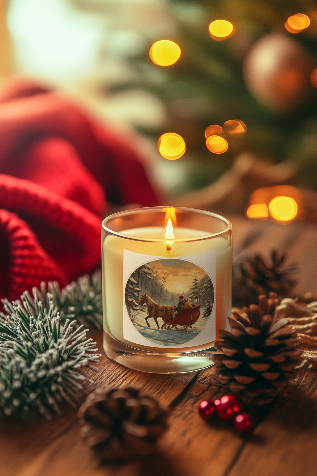 Holiday Sleigh Ride Candle – 4 oz / 9 oz