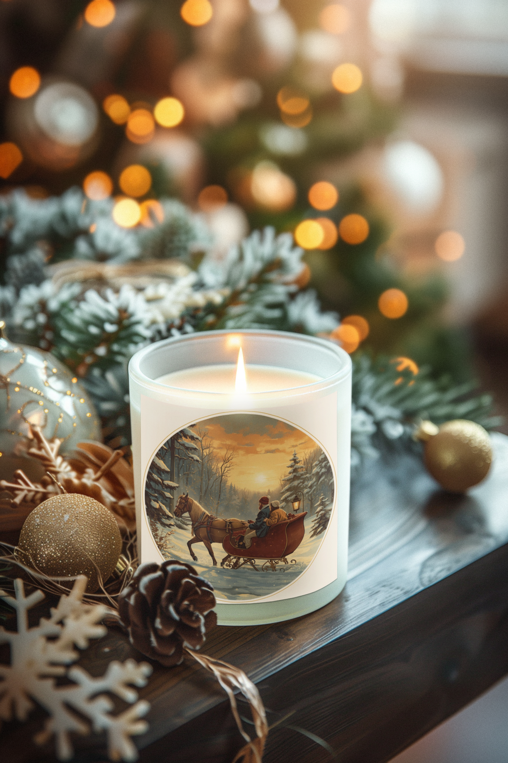 Holiday Sleigh Ride Candle – 4 oz / 9 oz