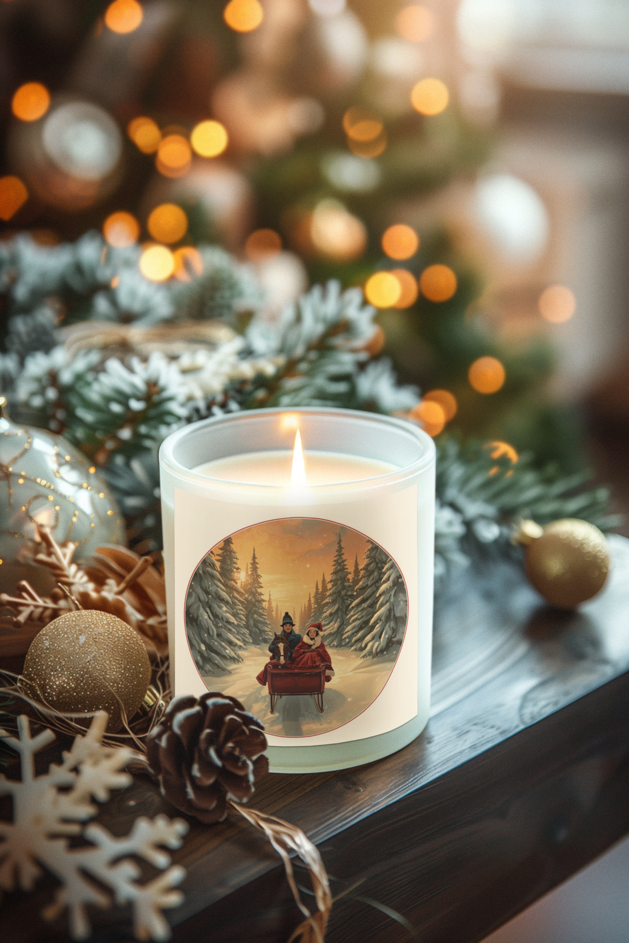 Winter Sleigh Ride Candle – 4oz / 9oz