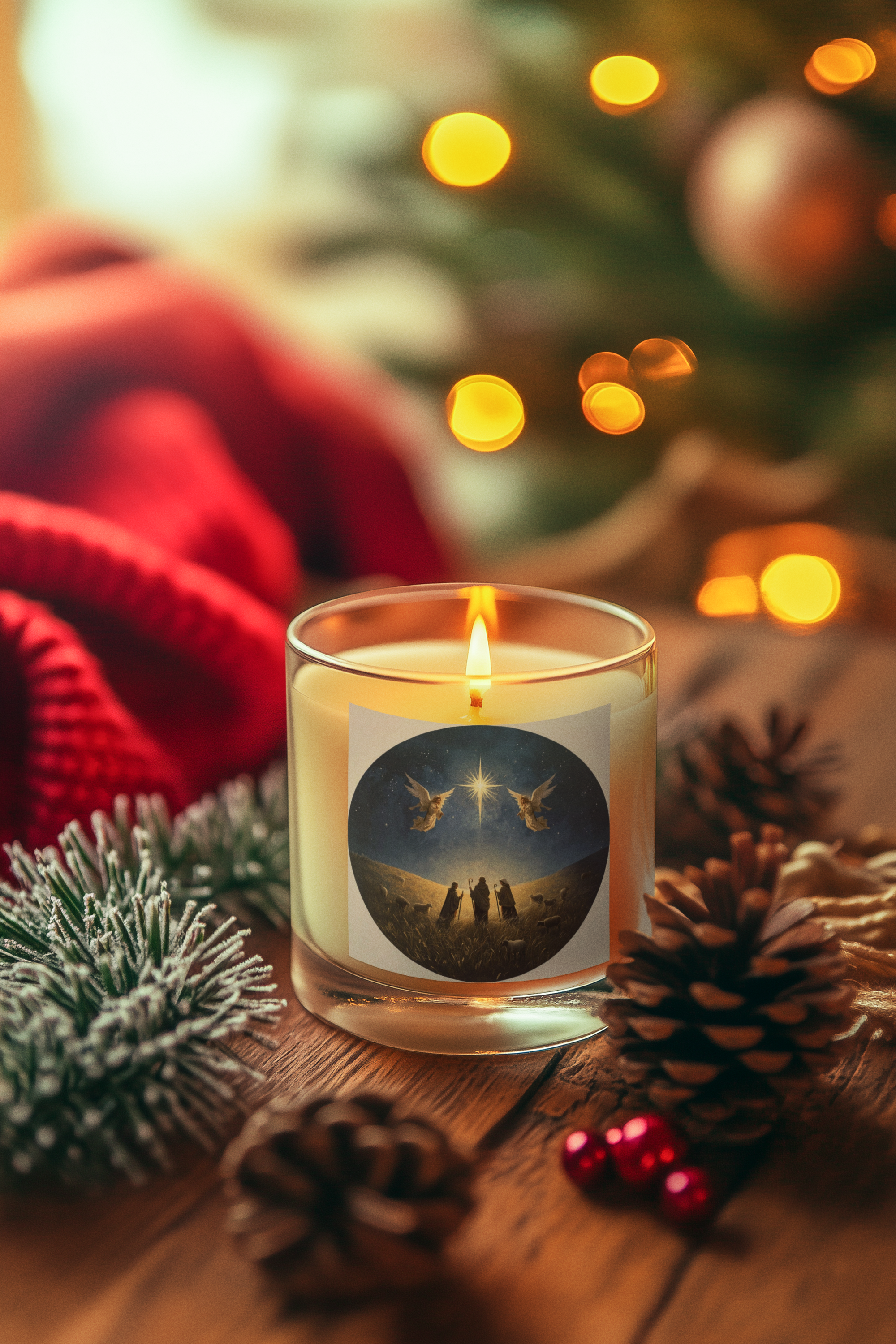 Nativity Scene Candle — Holiday Jar (4oz & 9oz)