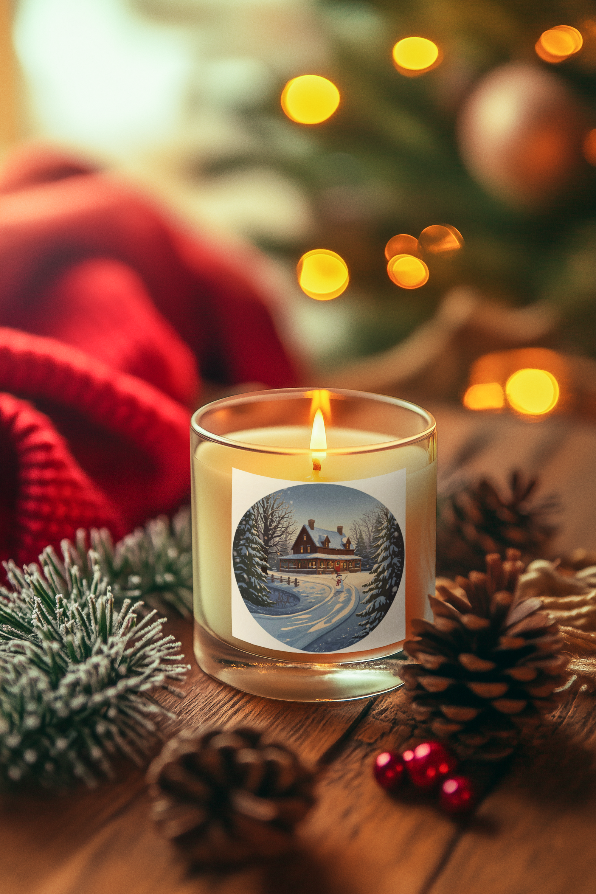 Winter Cabin Candle —  (4oz, 9oz)